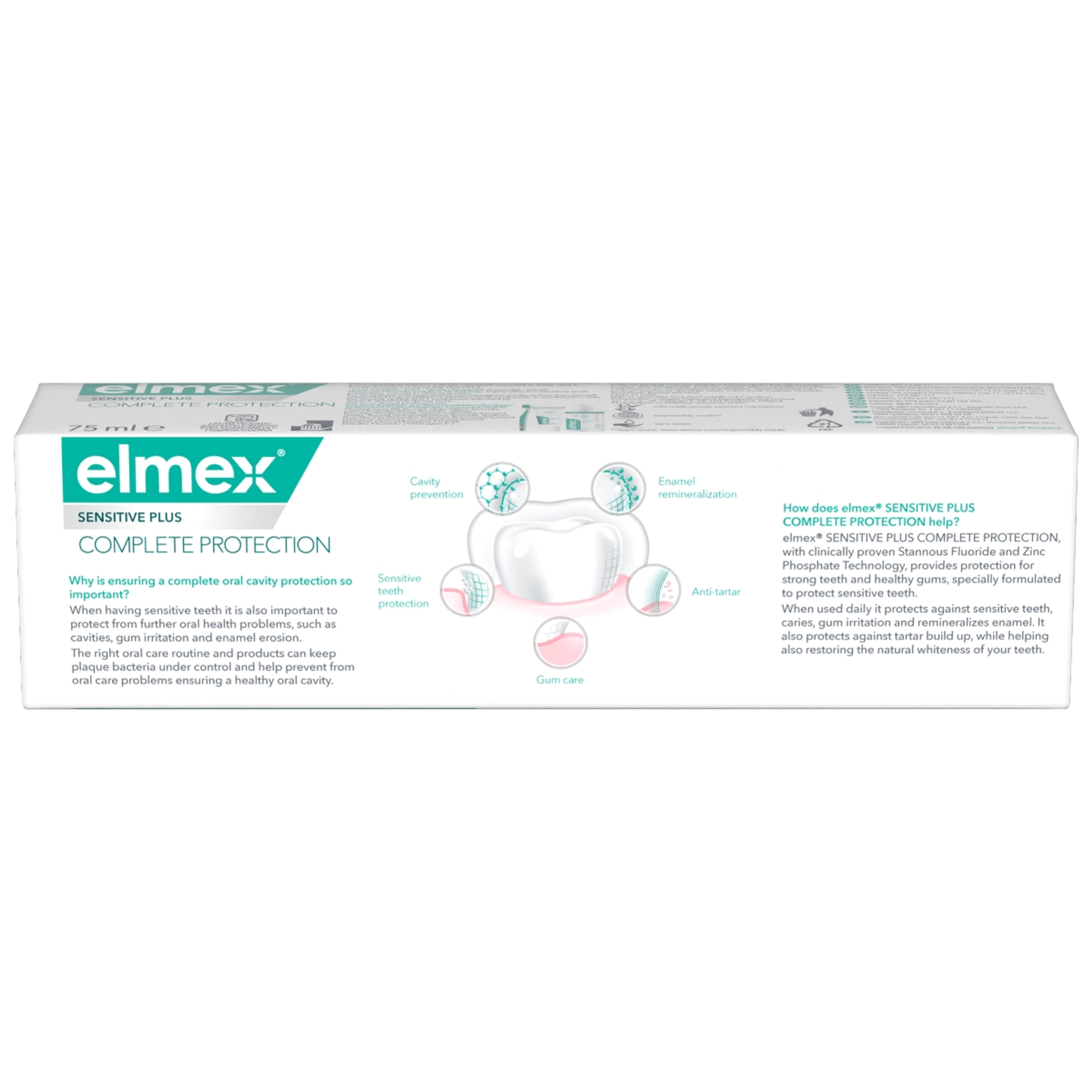 Elmex Sensitive Plus Complete Protection fogkrém érzékeny fogakra - 75 ml-3