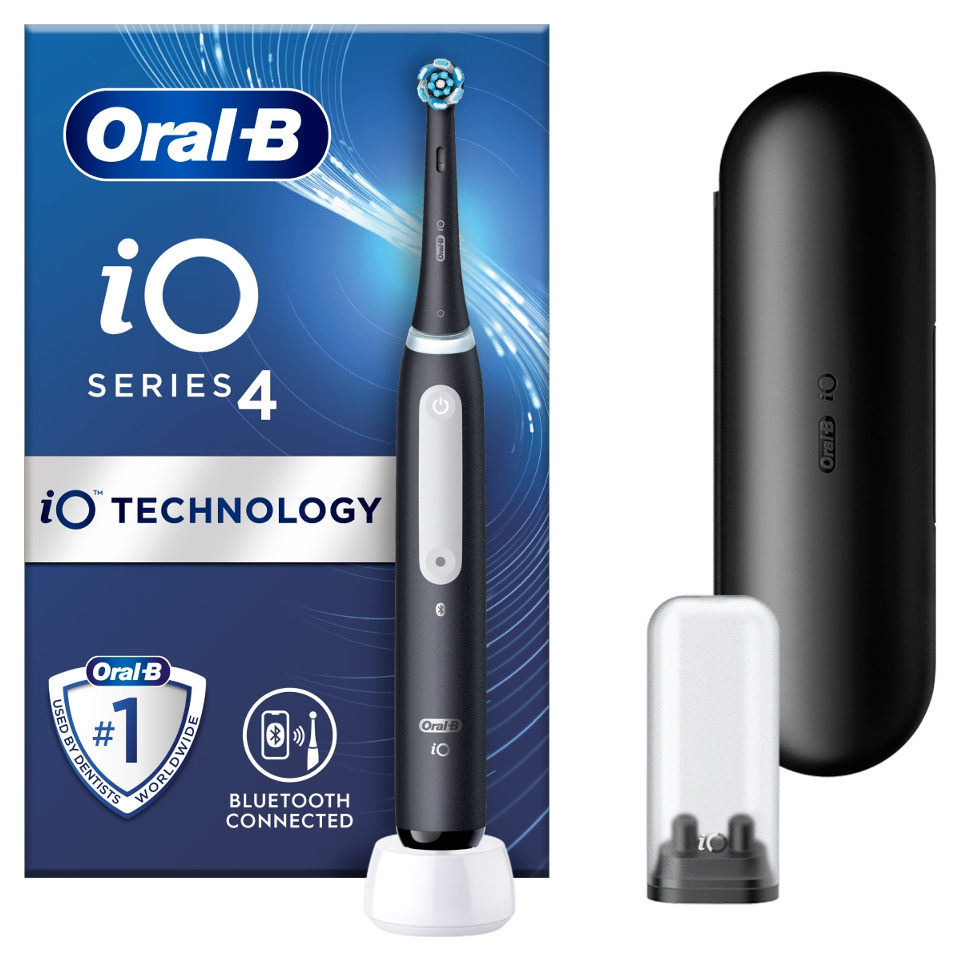 Oral-B iO4 elektromos fogkefe, fekete - 1 db-11