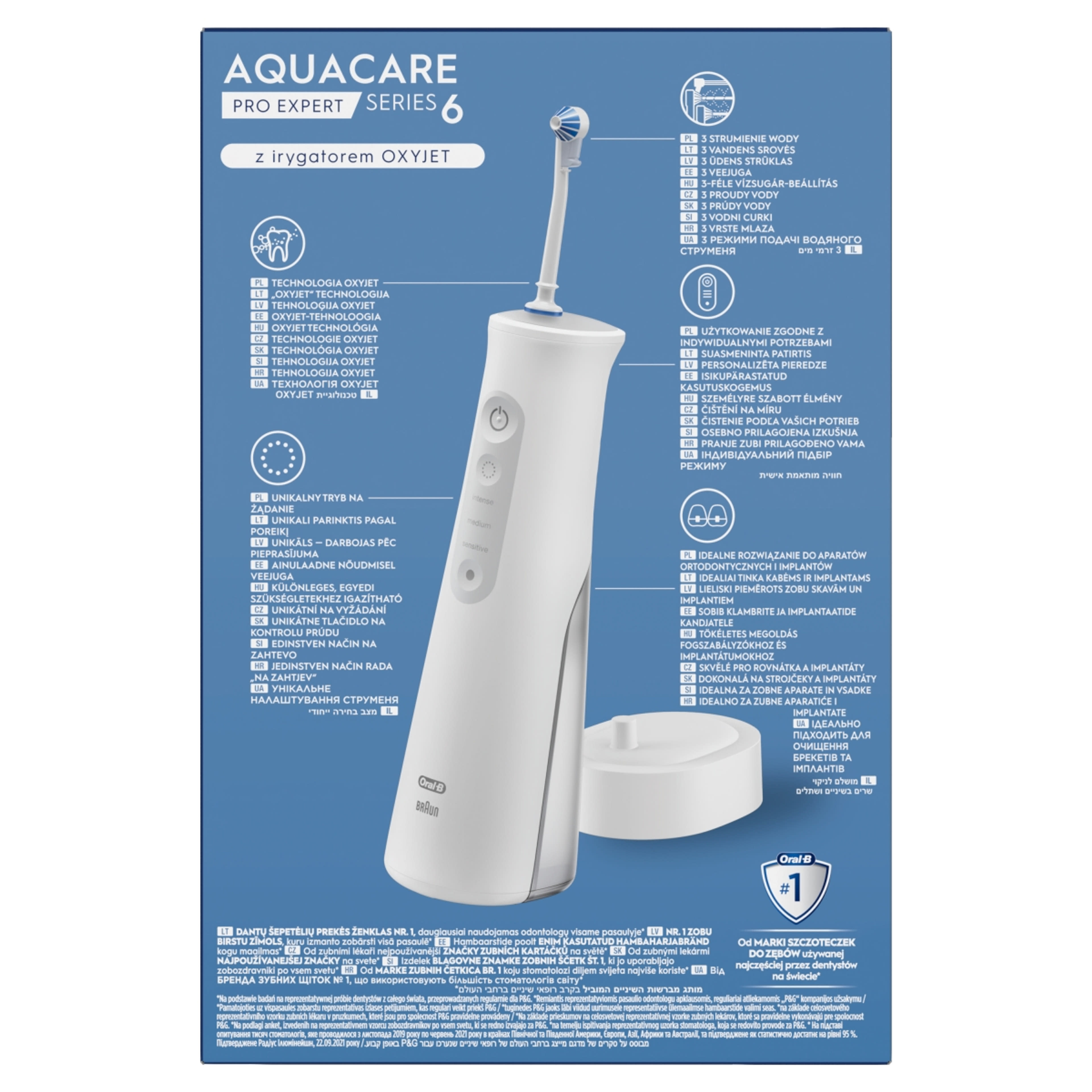 Oral-B aquacare 6 pro expert elektromos szájzuhany - 1 db-3