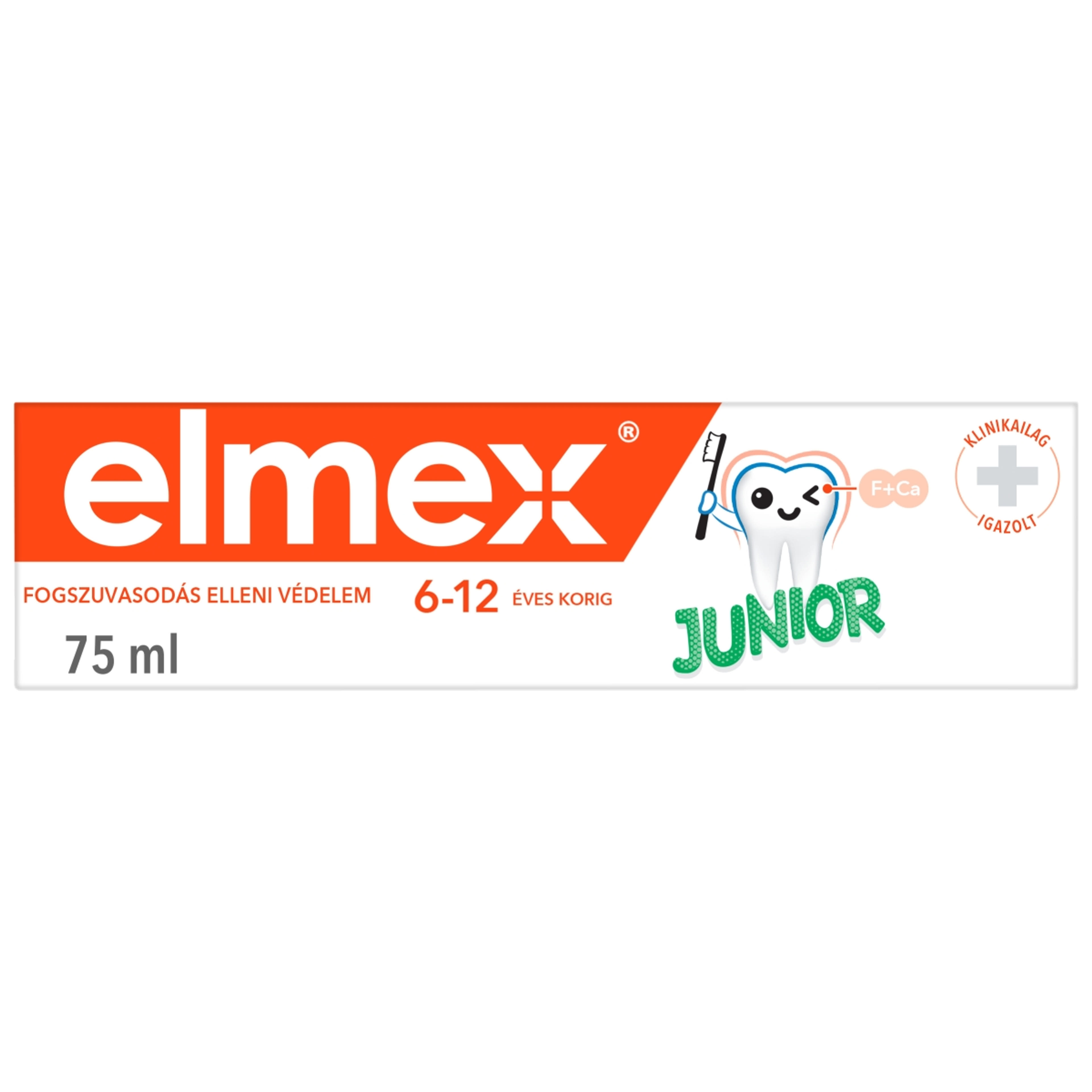 Elmex Junior gyerek fogkrém 6-12 éves gyermekeknek  - 75 ml