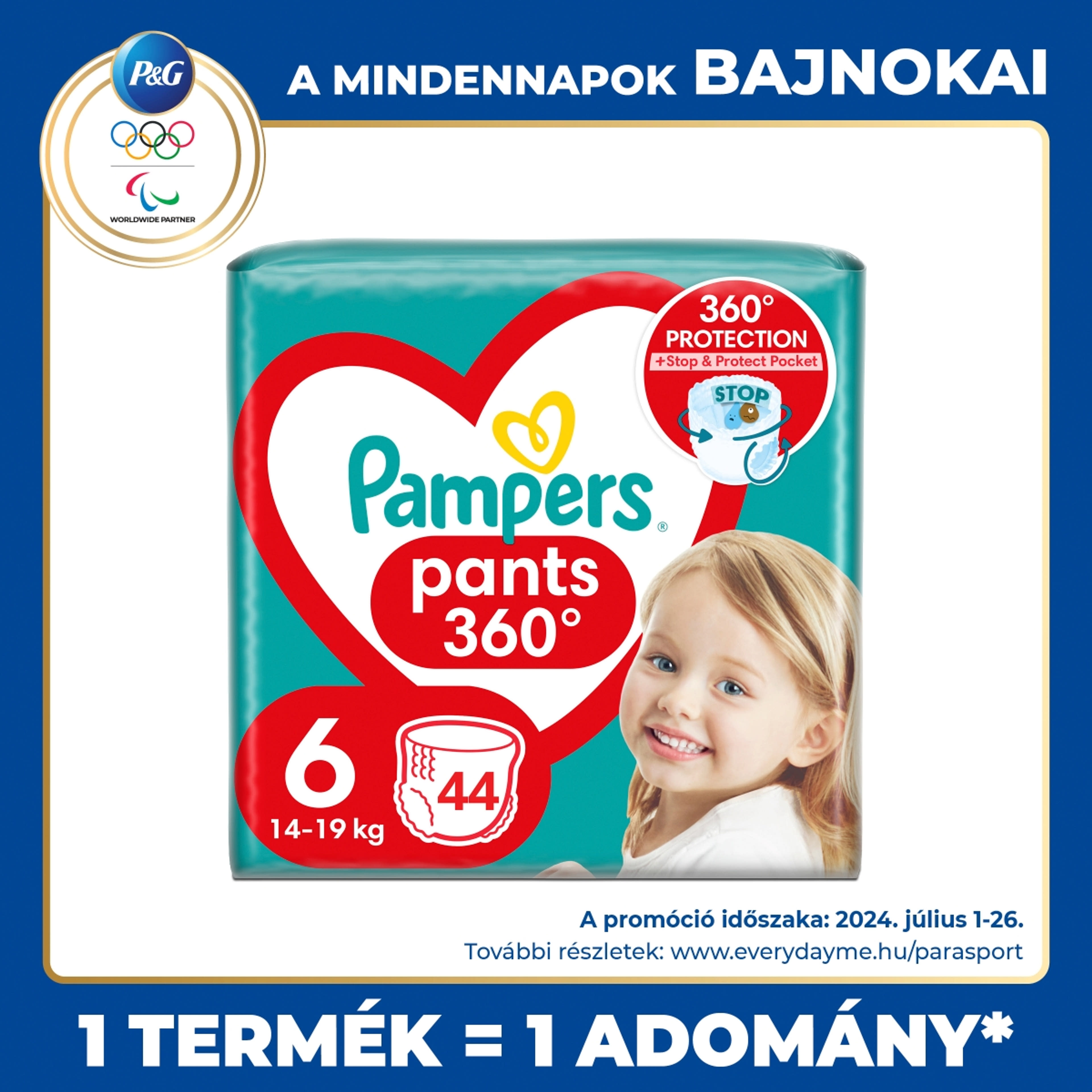 Pampers Pants Jumbo Pack Pelenka 6-os 15kg + - 44 db-1