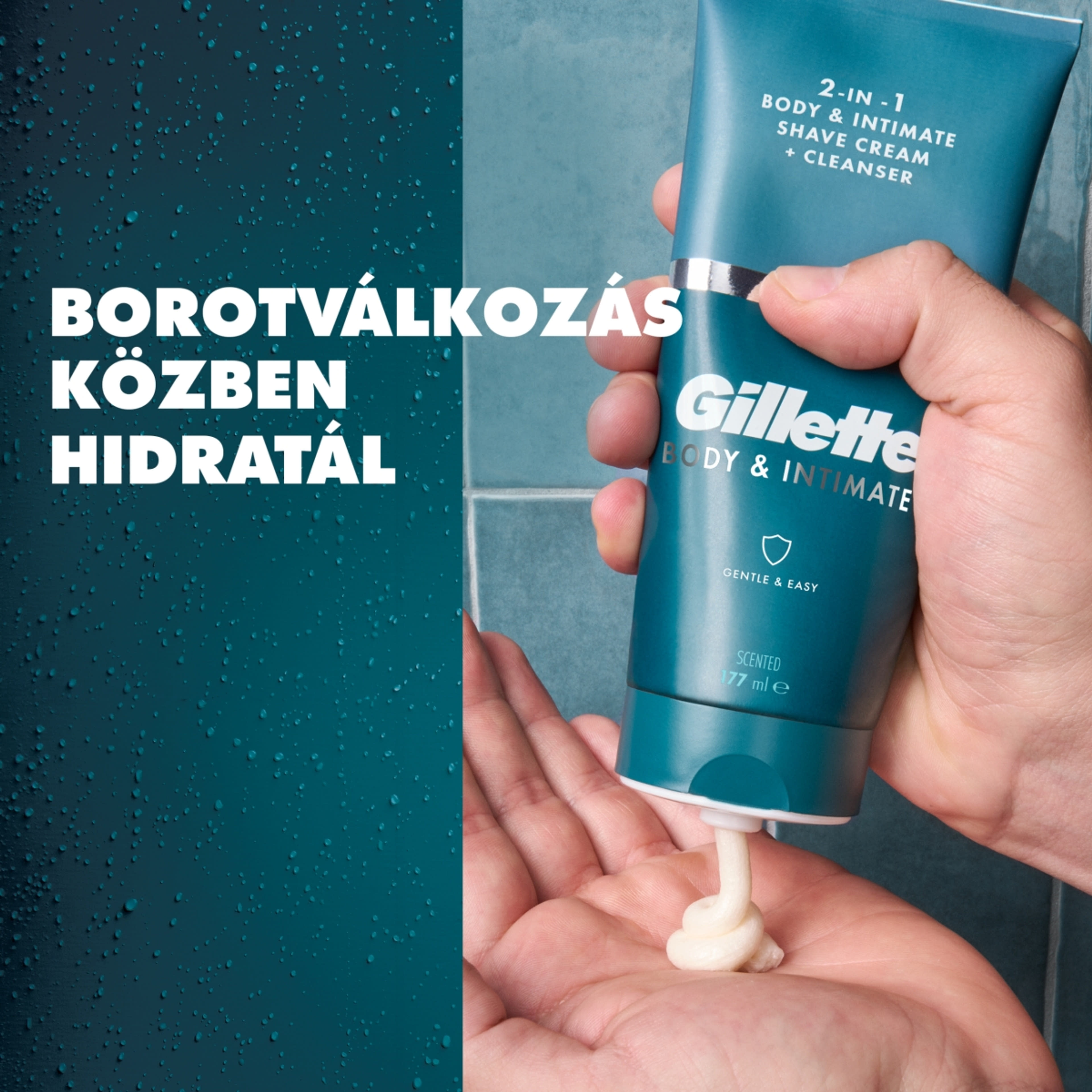 Gillette Body & Intimate borotvakrém és bőrtisztító - 150 ml-3