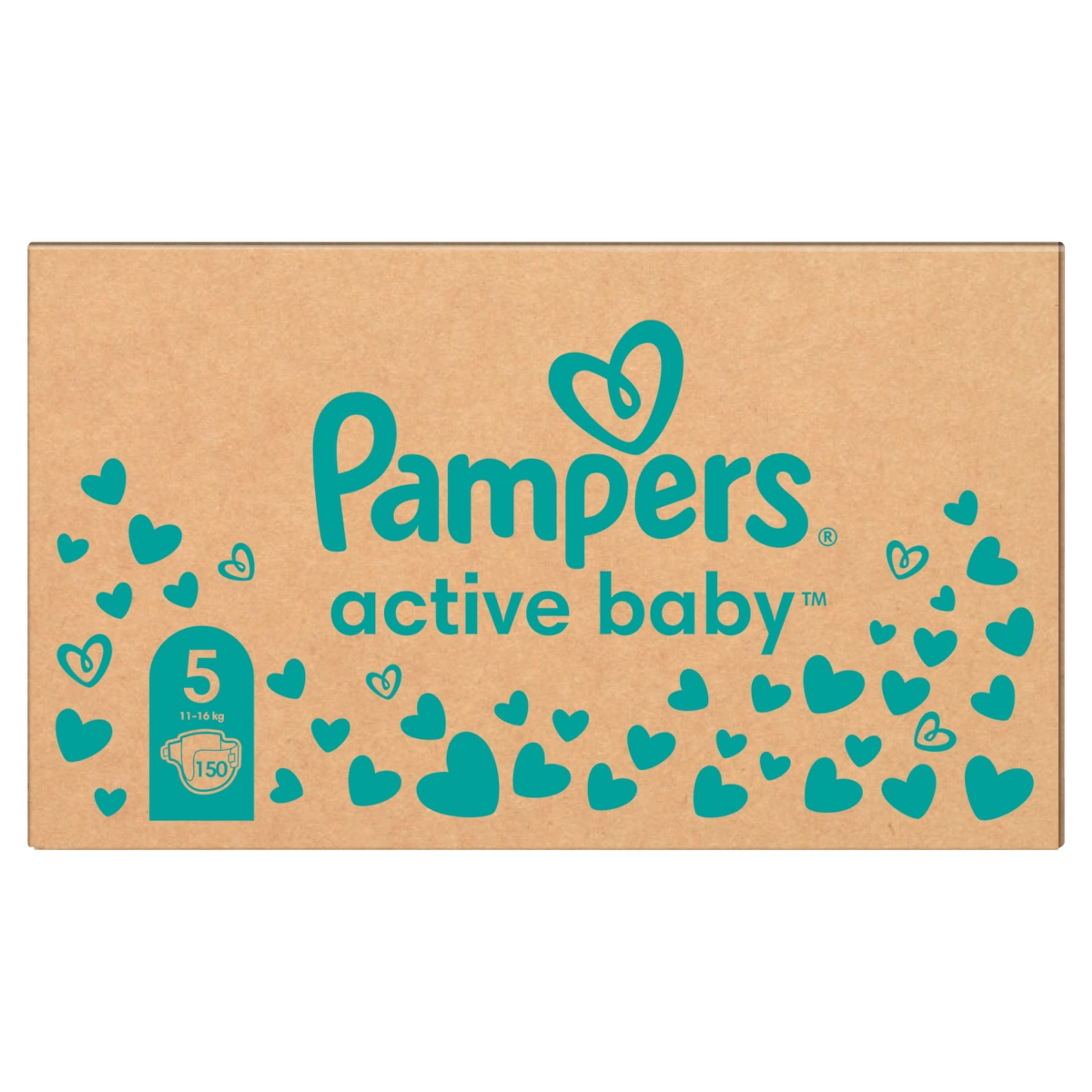 Pampers Active Baby monthly pack 5 11-16 kg - 150 db