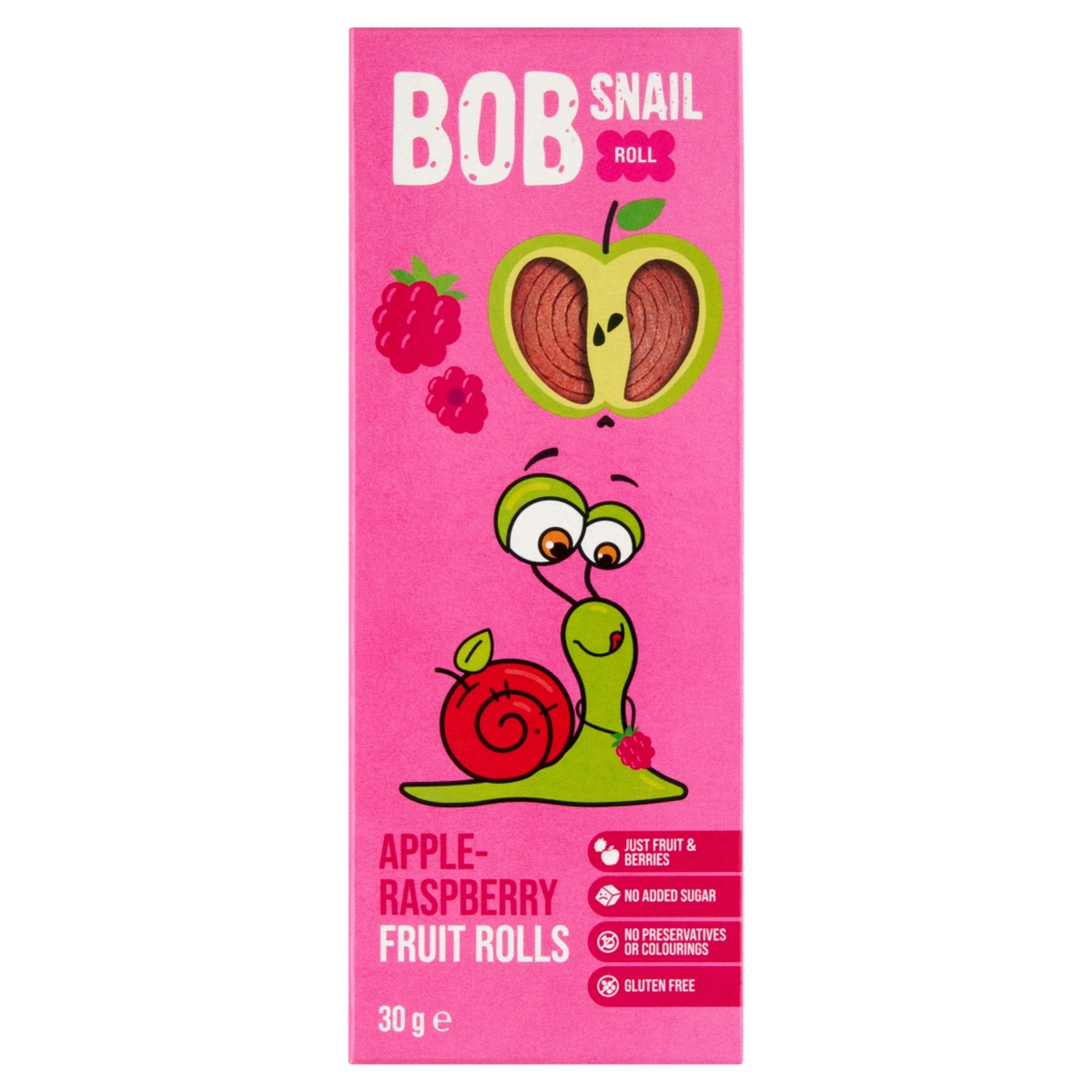 Bob Snail alma-málna rolls - 30 g
