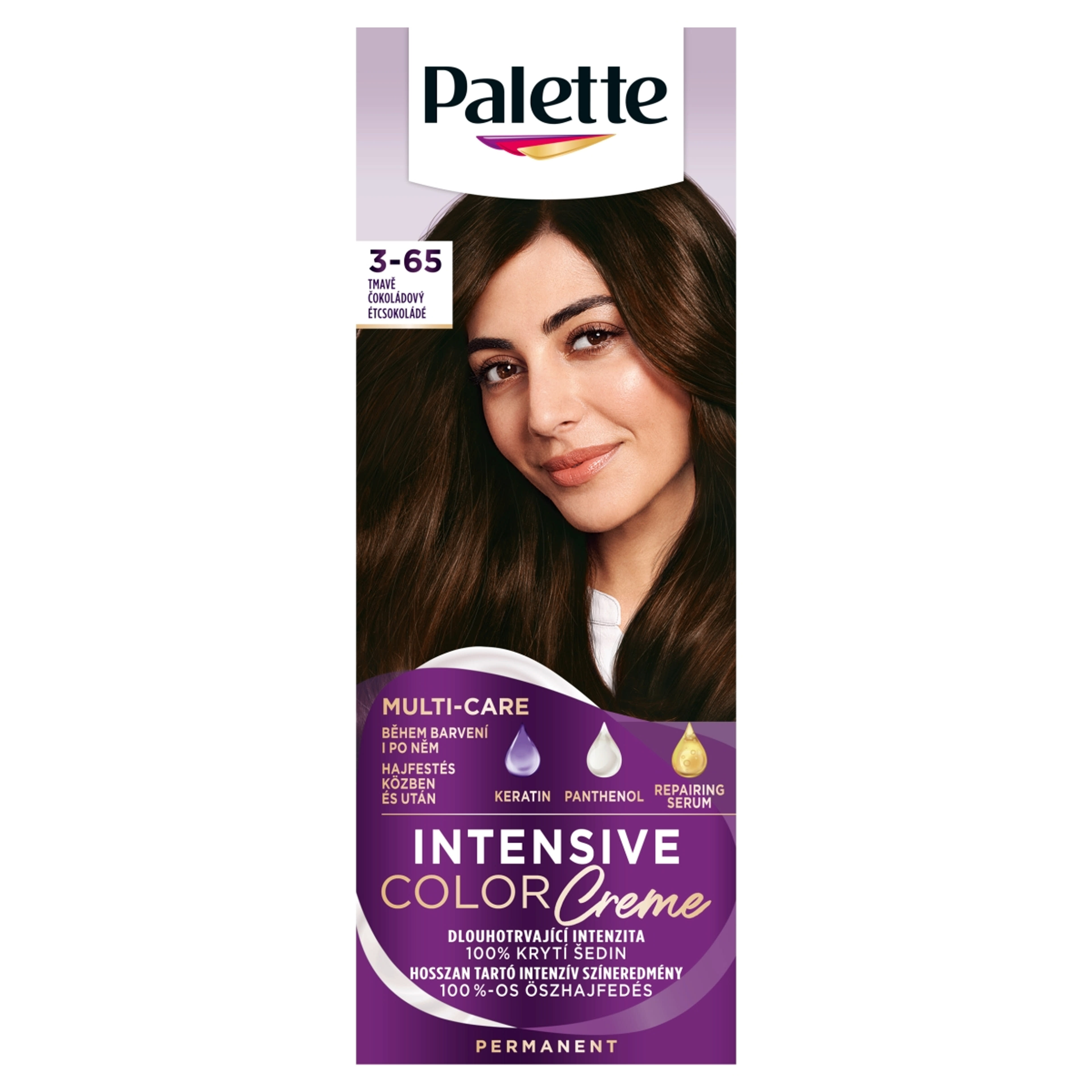 Schwarzkopf Palette Intensive Color Creme hajfesték W2 Étcsokoládé - 1 db