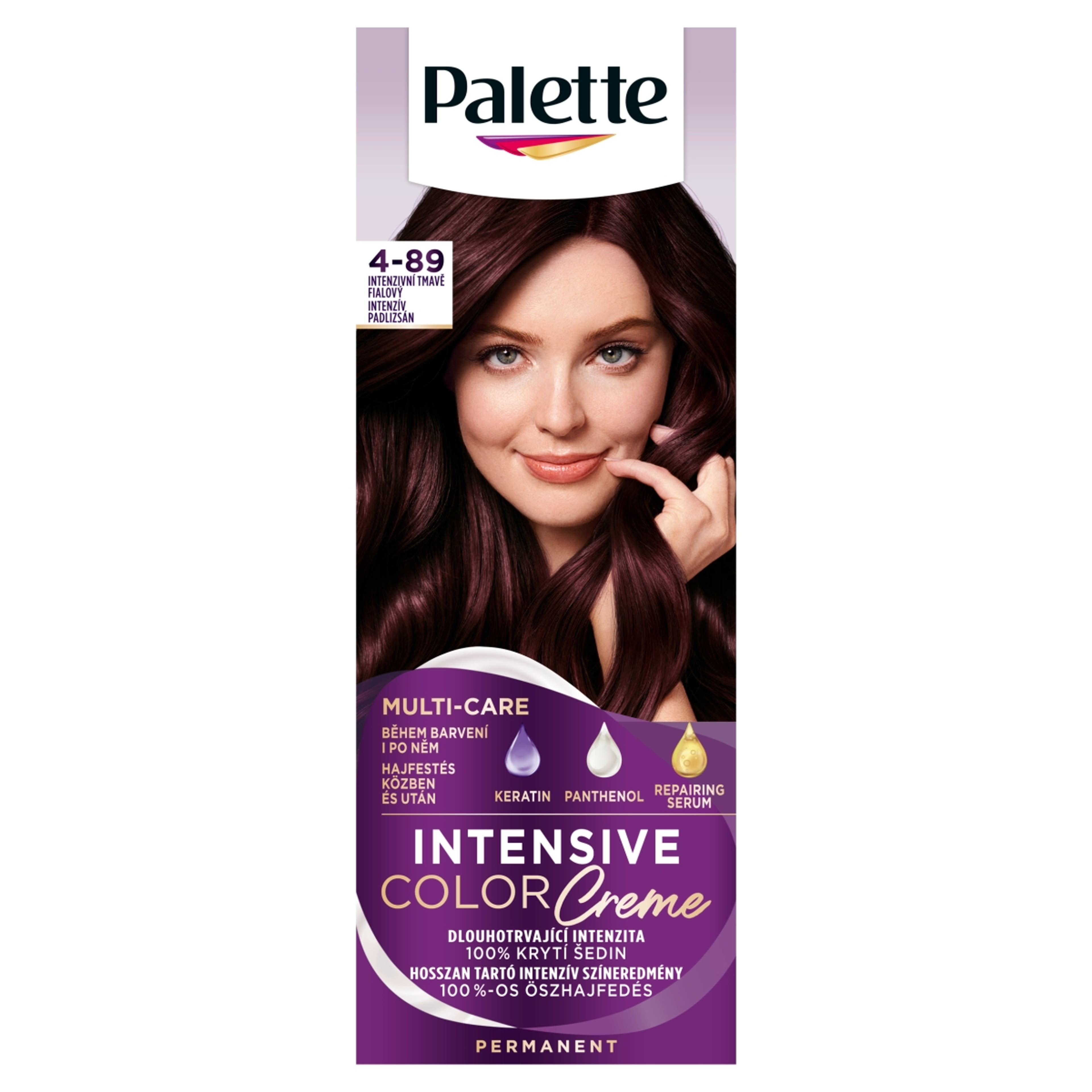 Schwarzkopf Palette Intensive Color Creme hajfesték RFE3 Intenzív padlizsán - 1 db