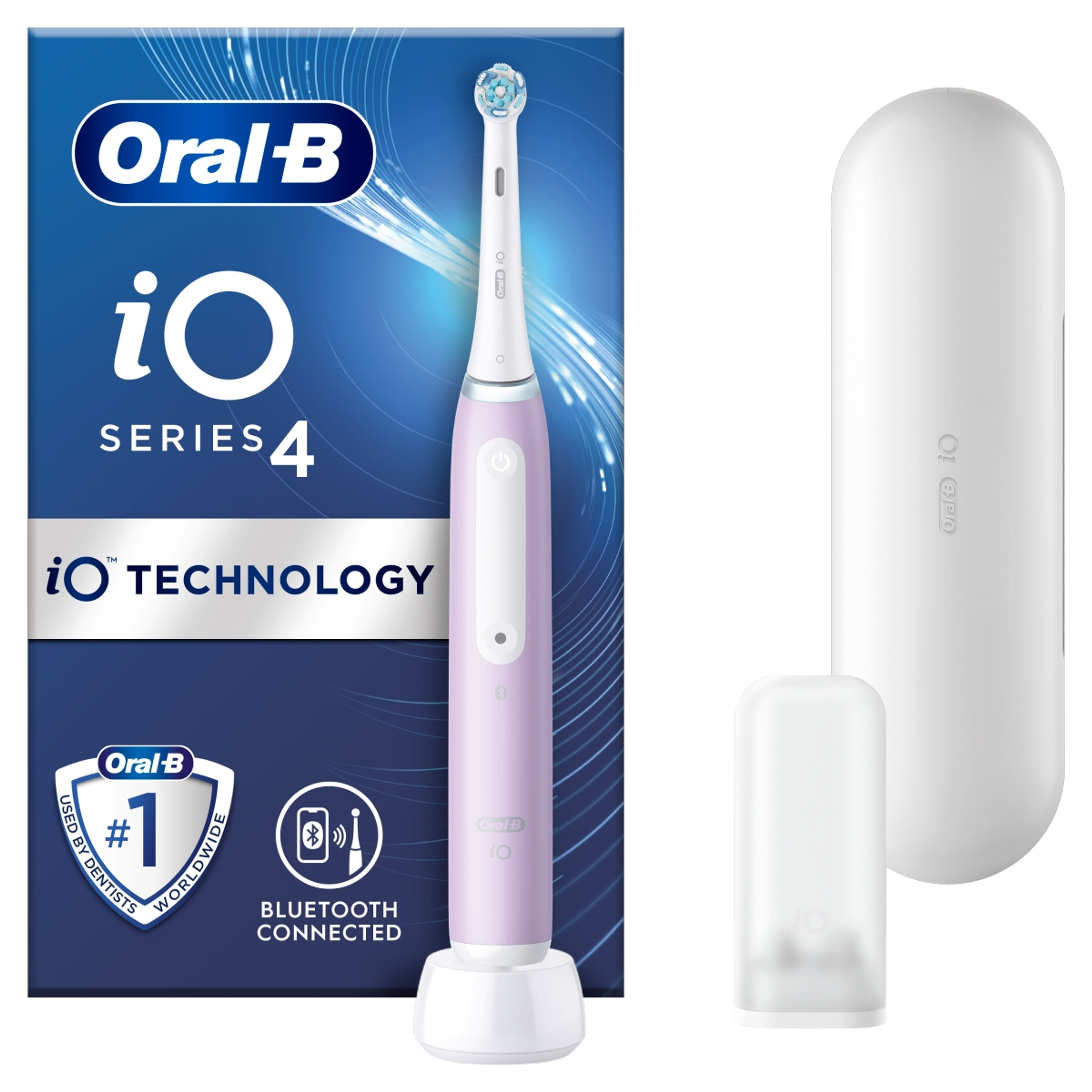 Oral-B iO 4 elektromos fogkefe, levendula - 1 db-11