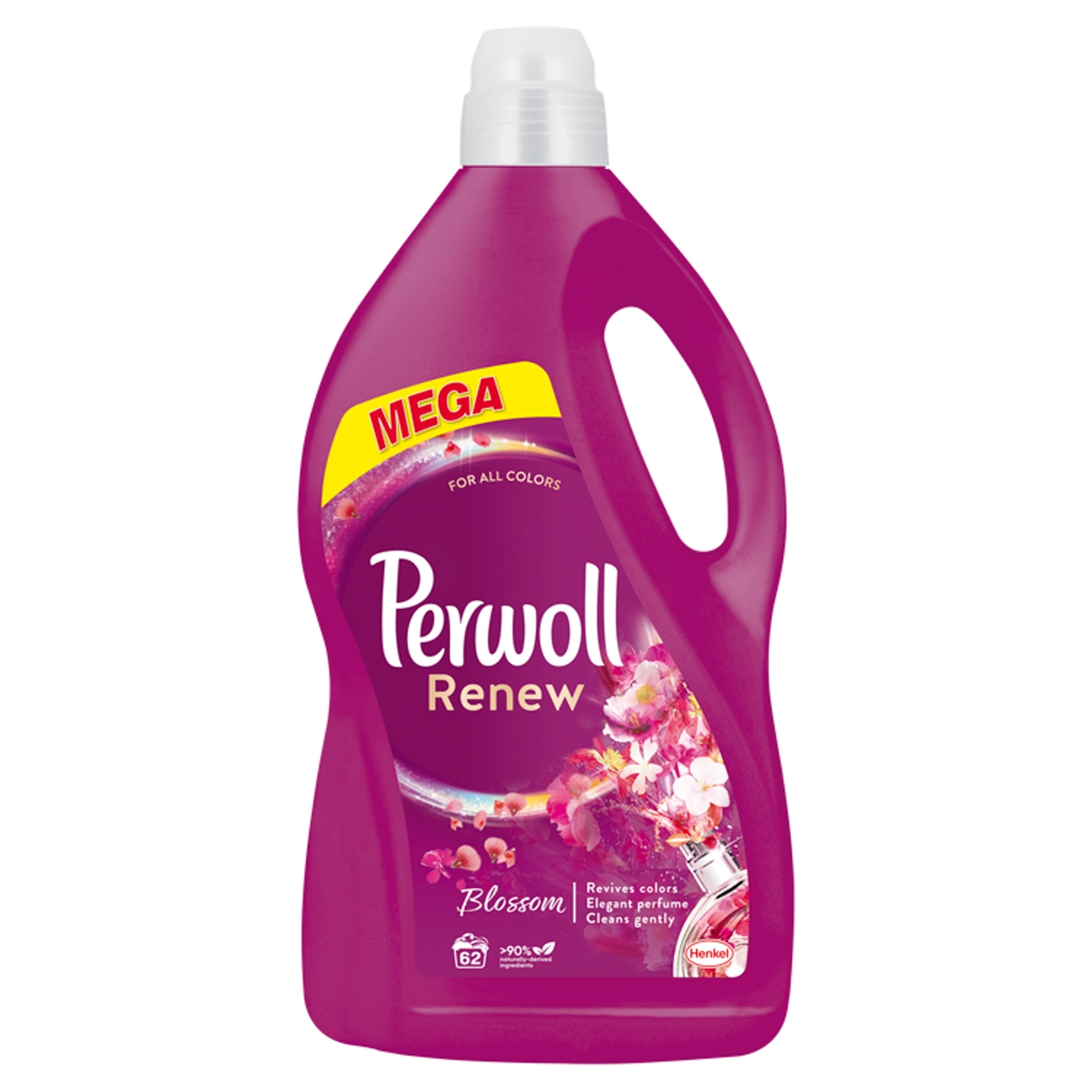 Perwoll Renew & Blossom folyékony mosószer, 62 mosás - 3720 ml