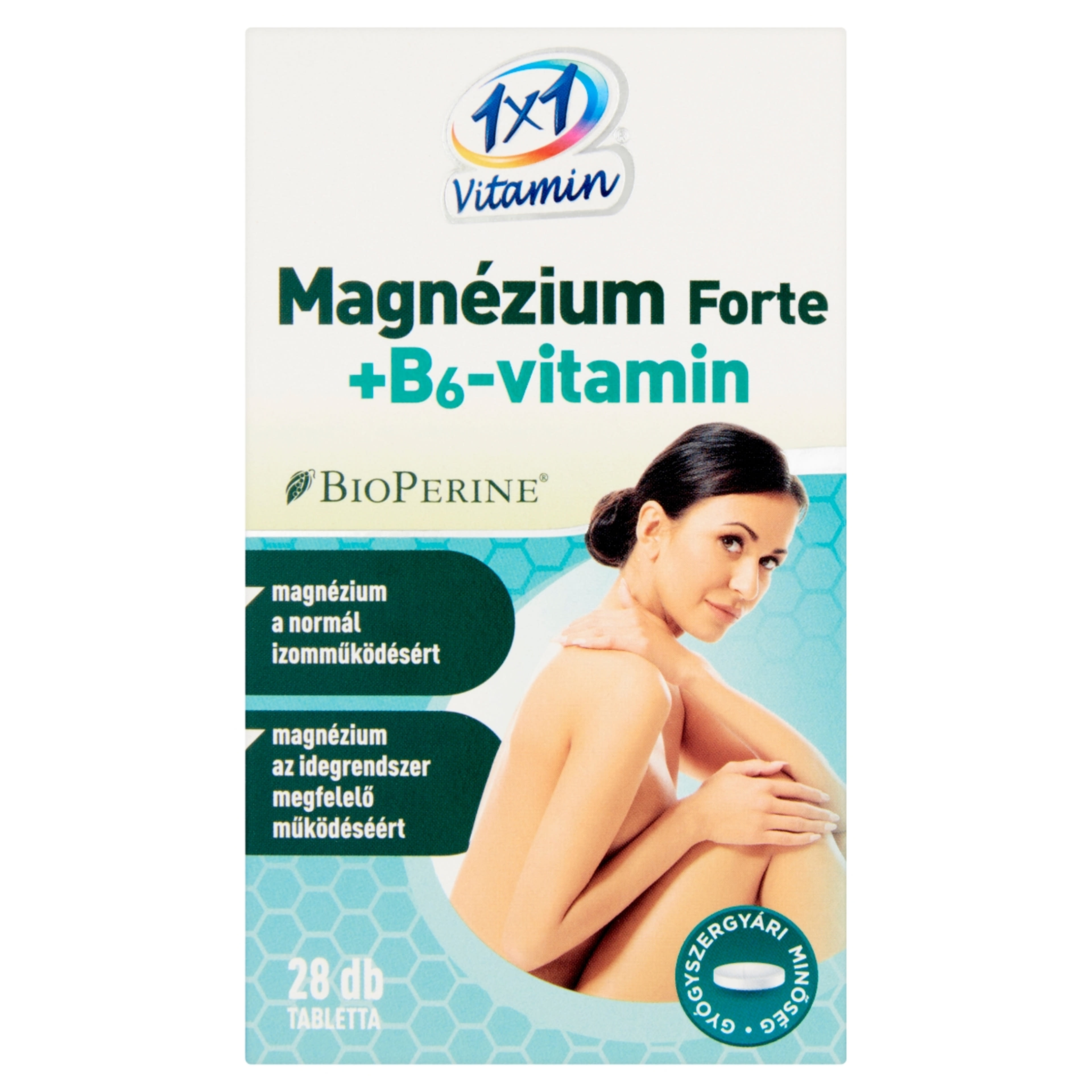 1x1 Vitamin Mg Forte+ B6 Vit Bioperin 500mg Tabletta - 28 db-1