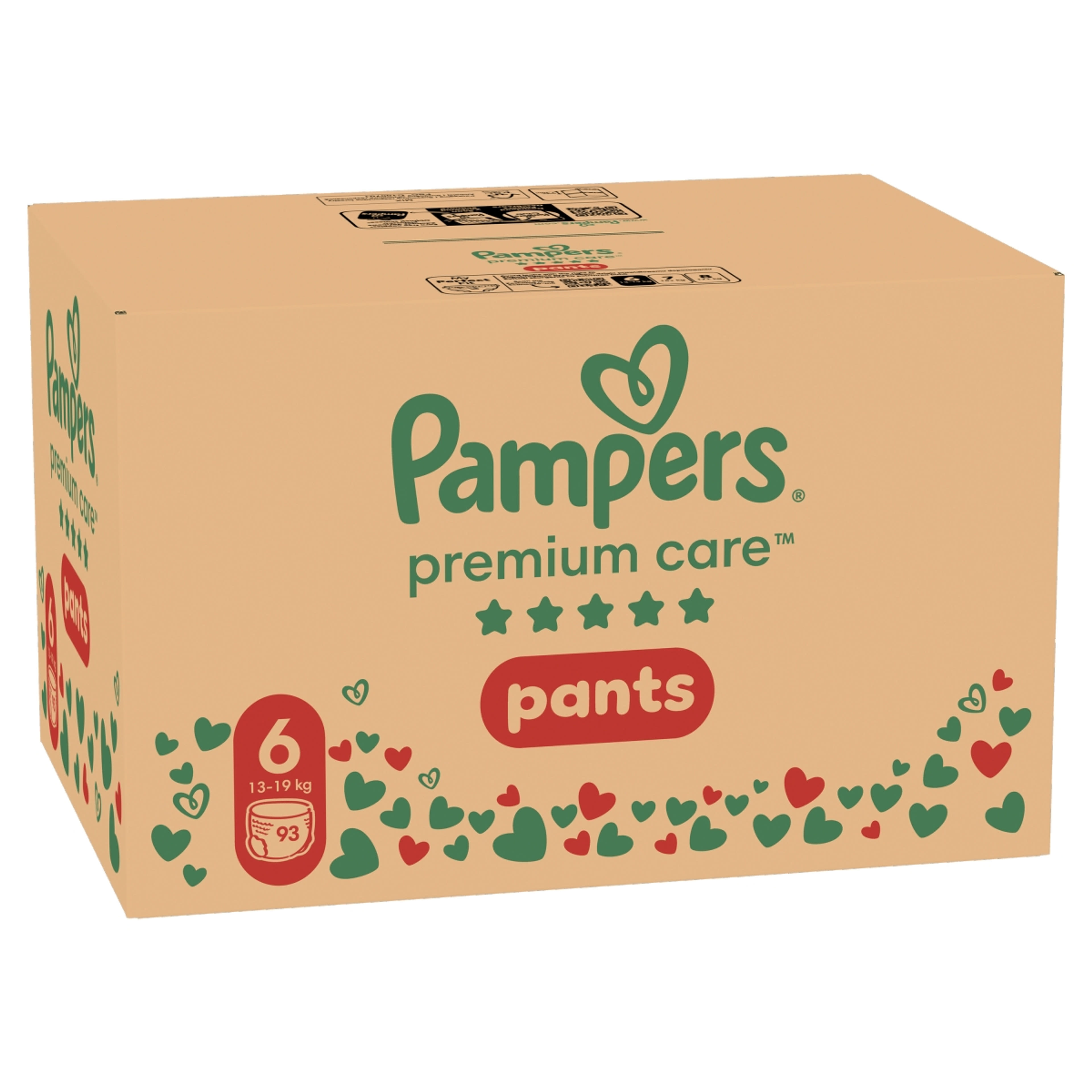 Pampers Premium Care bugyipelenka, méret: 6, 13-19 kg+ -  93 db-2
