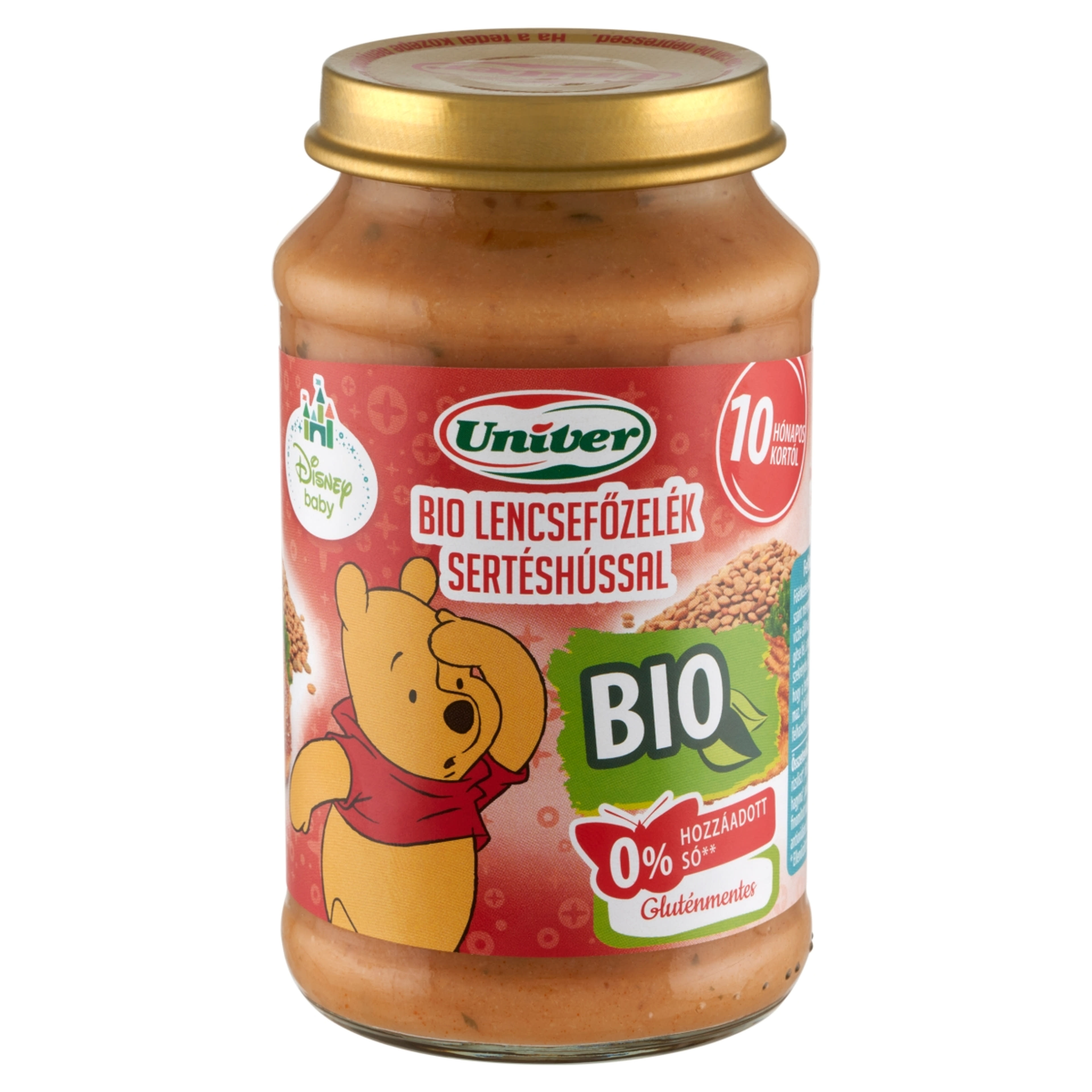 Univer Bébiétel Lencsefőzelék Sertéshús Ízesítéssel 10 Hónapos Kortól - 220 g-2