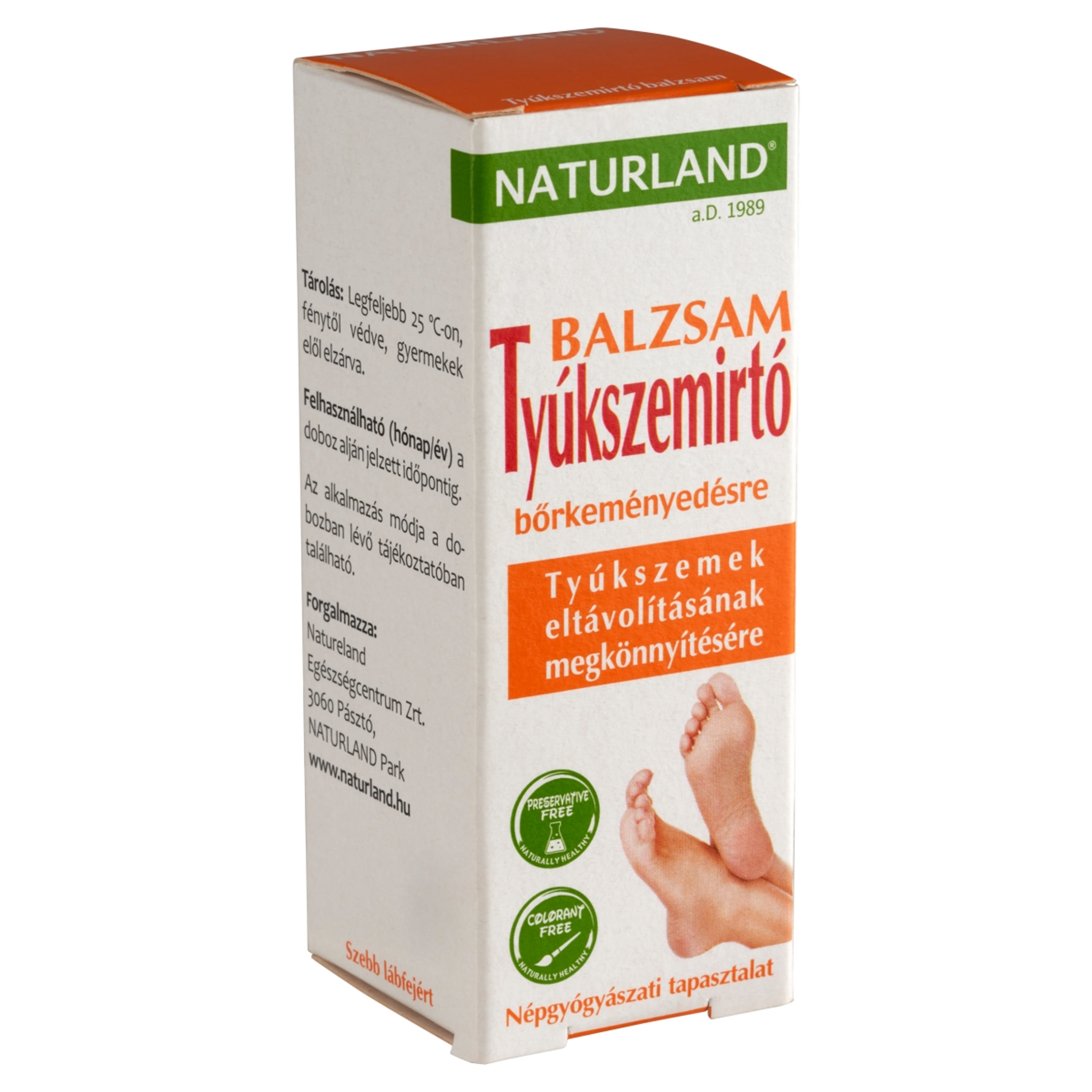 Naturland Tyúkszemirtó balzsam - 20 g-2