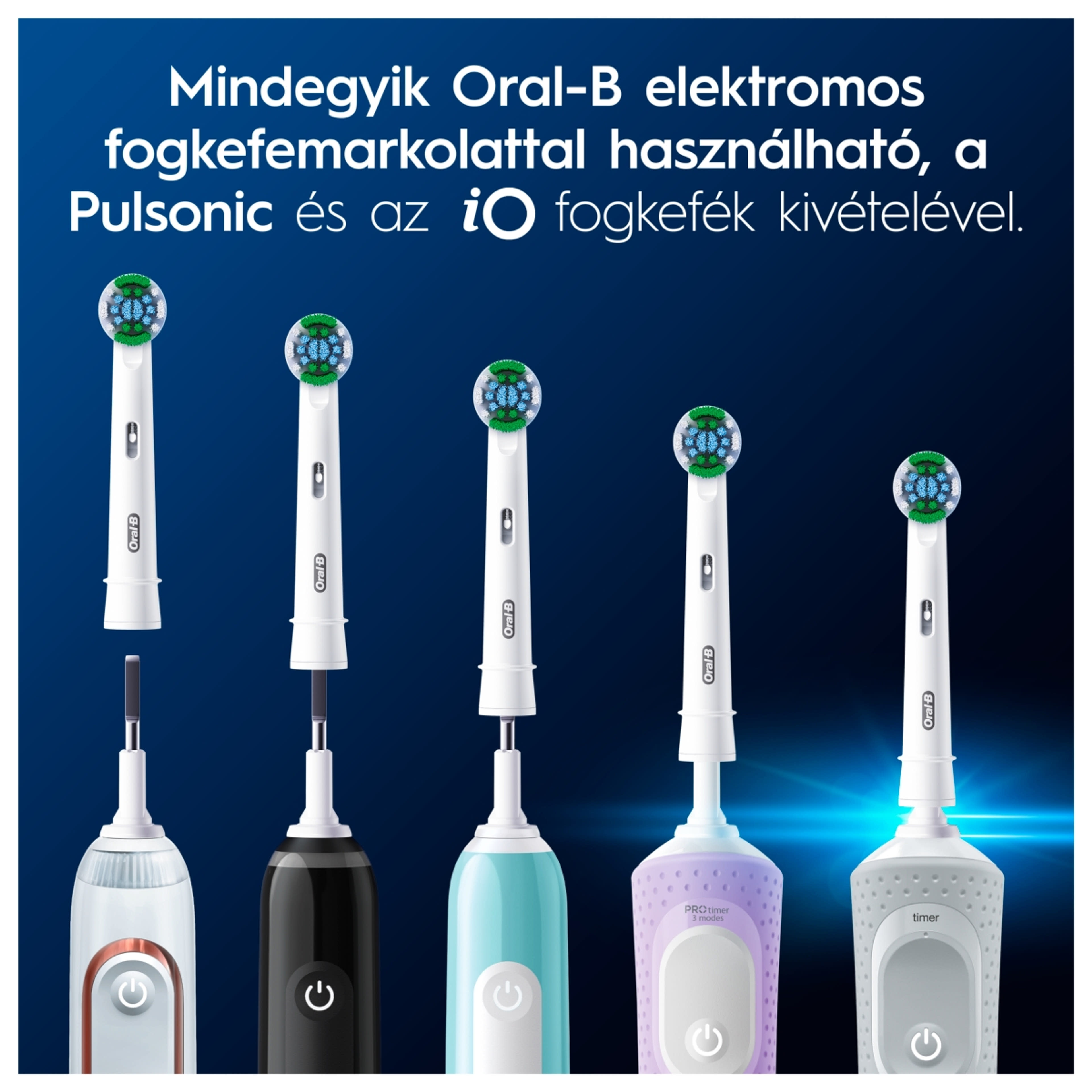 Oral-B Pro Precision Clean fogkefefej - 4 db-6