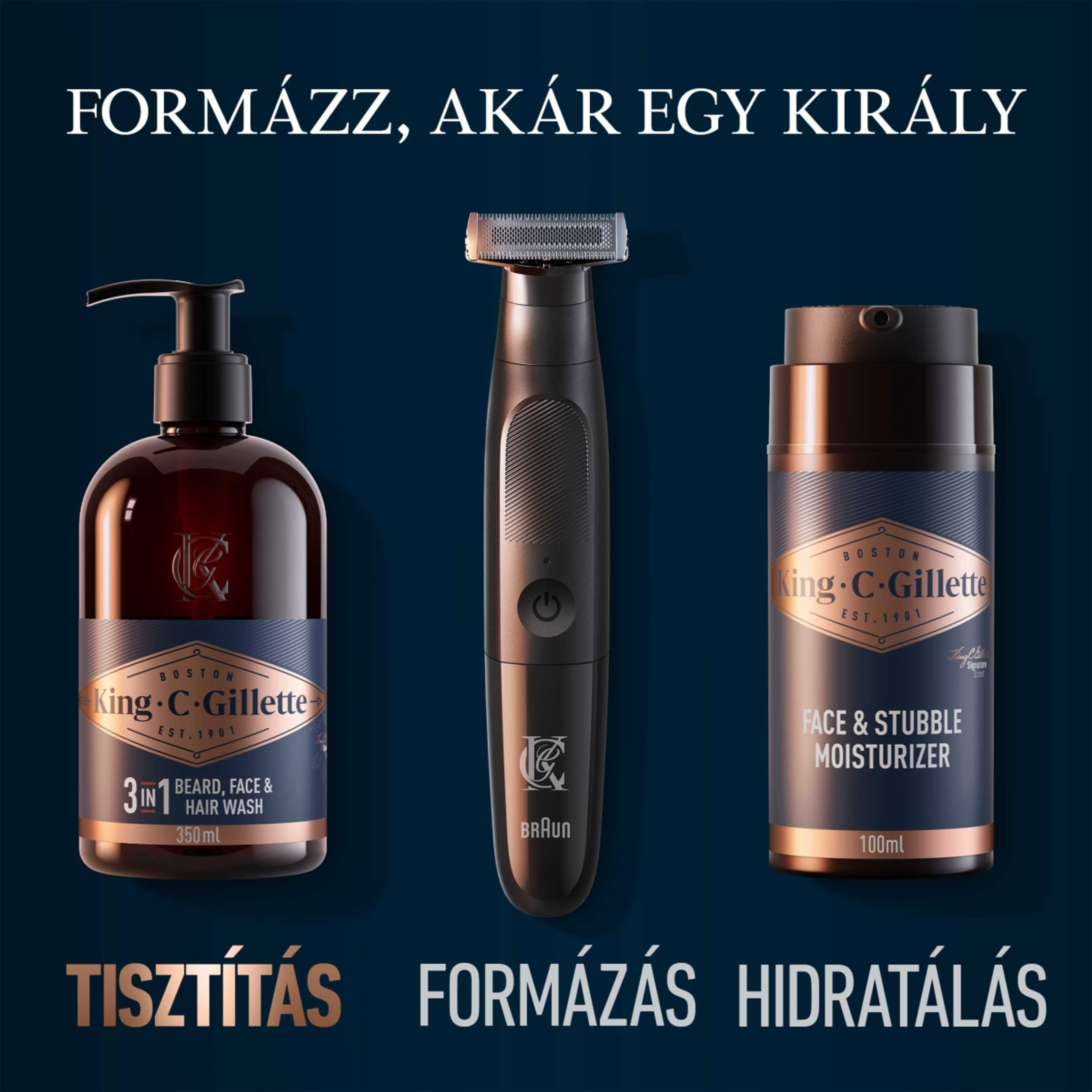 Gillette King C. szakáll&arcmosó - 350 ml-7