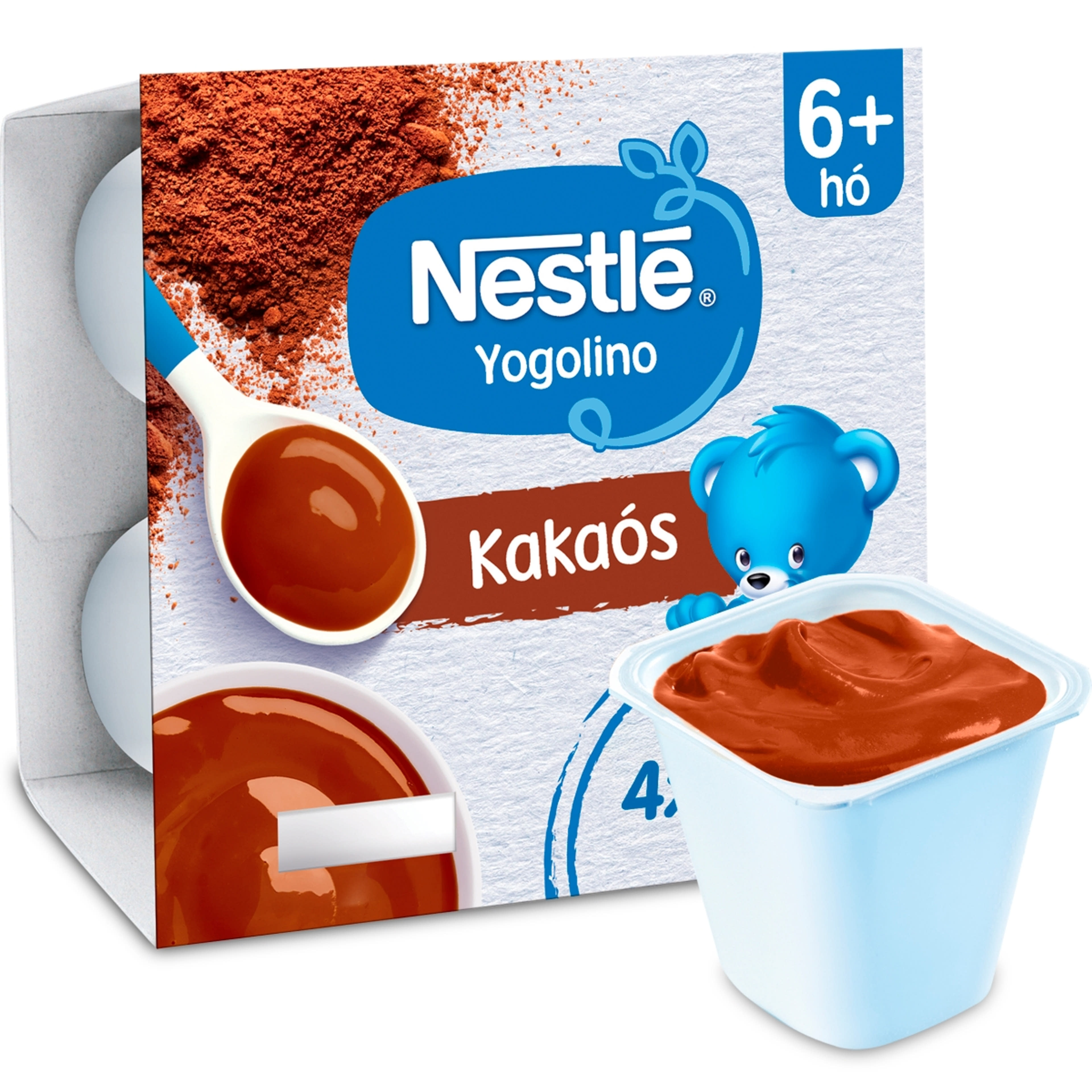 Nestlé Yogolino Baby Desszert Kakaós 6/8 Hónapos Kortól 4*100g - 400 g-2