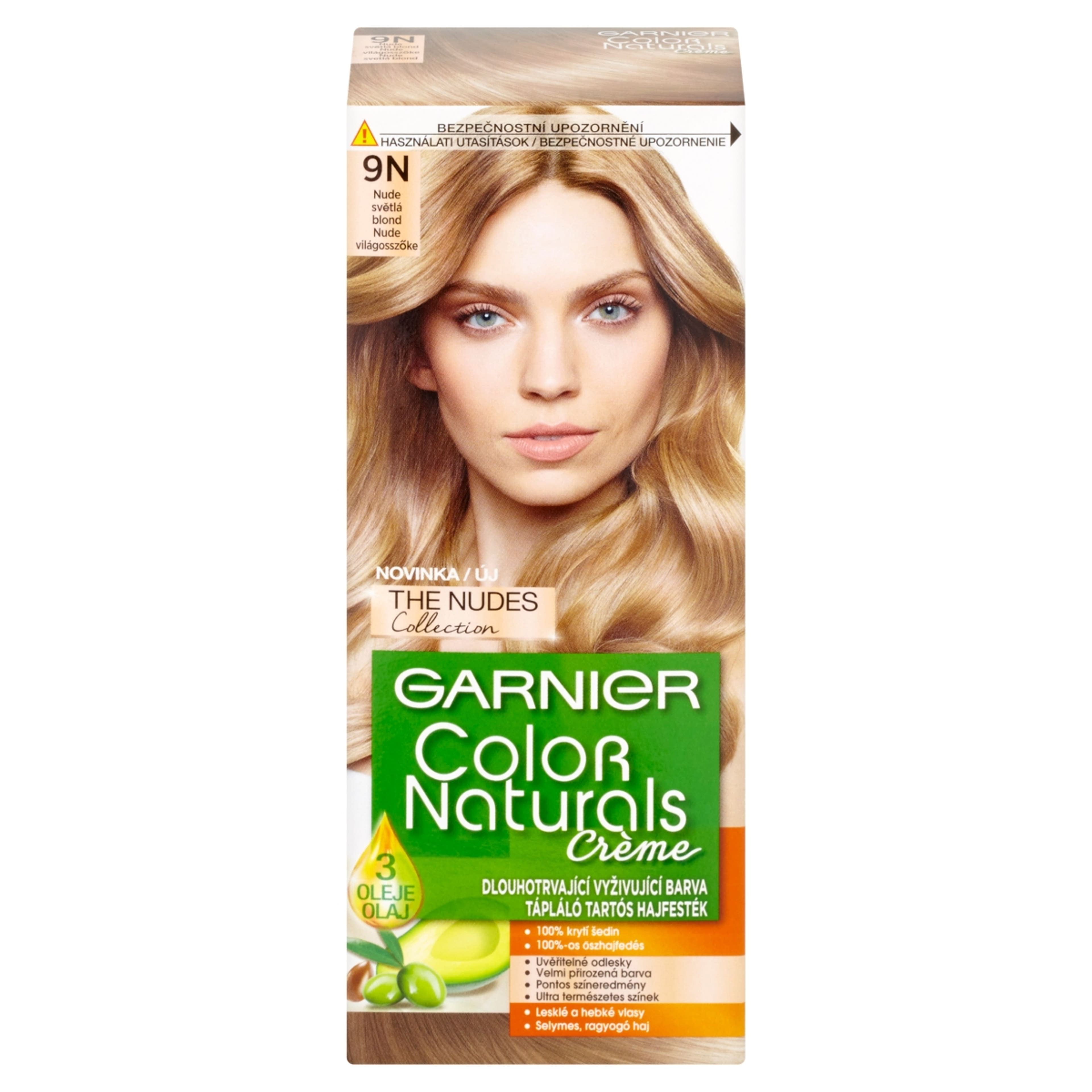 Garnier Color Naturals Tartós hajfesték 9N Nagyon világos szőke - 1 db-3