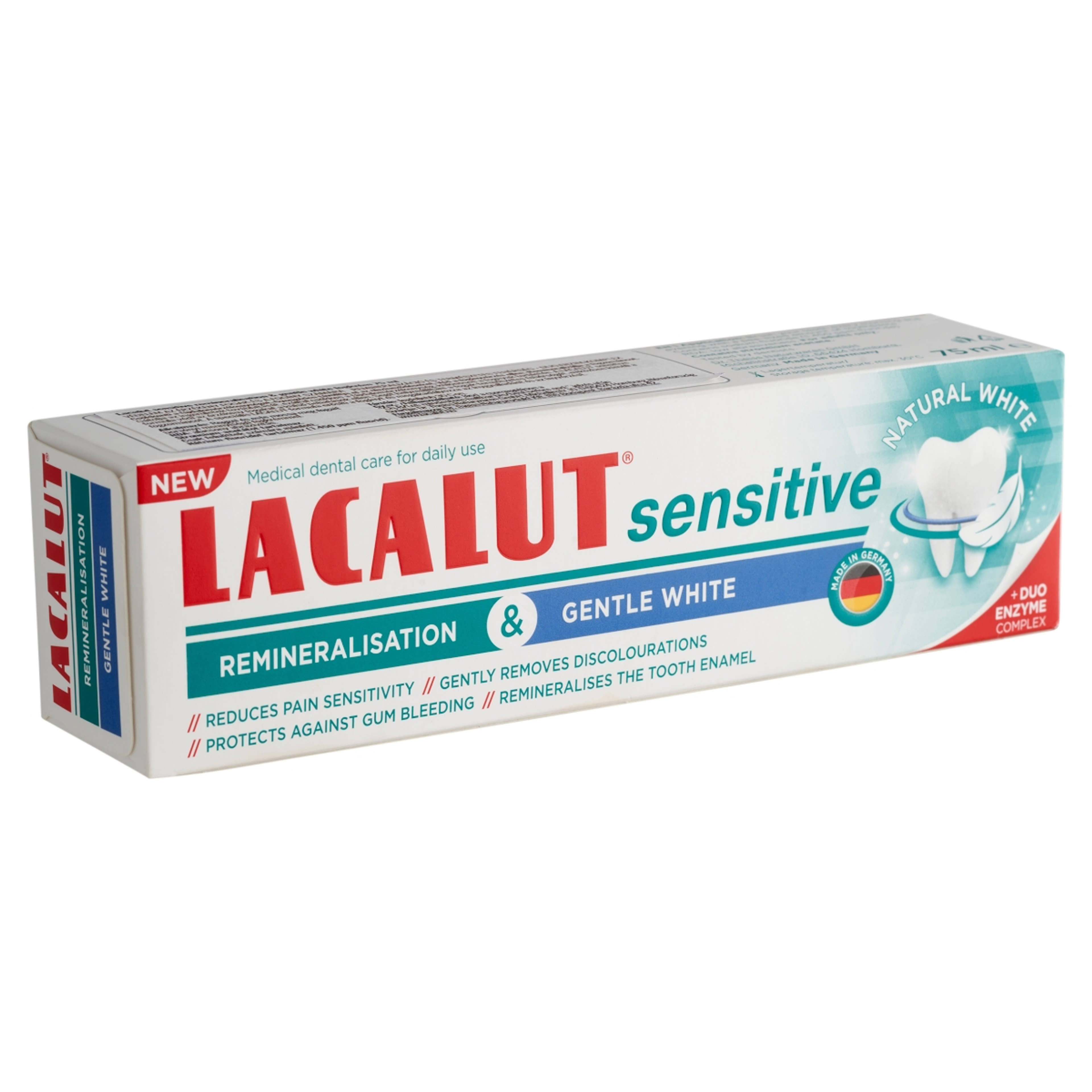 Lacalut Sensitive Repair Effect & Gentle White fogkrém - 75 ml-4