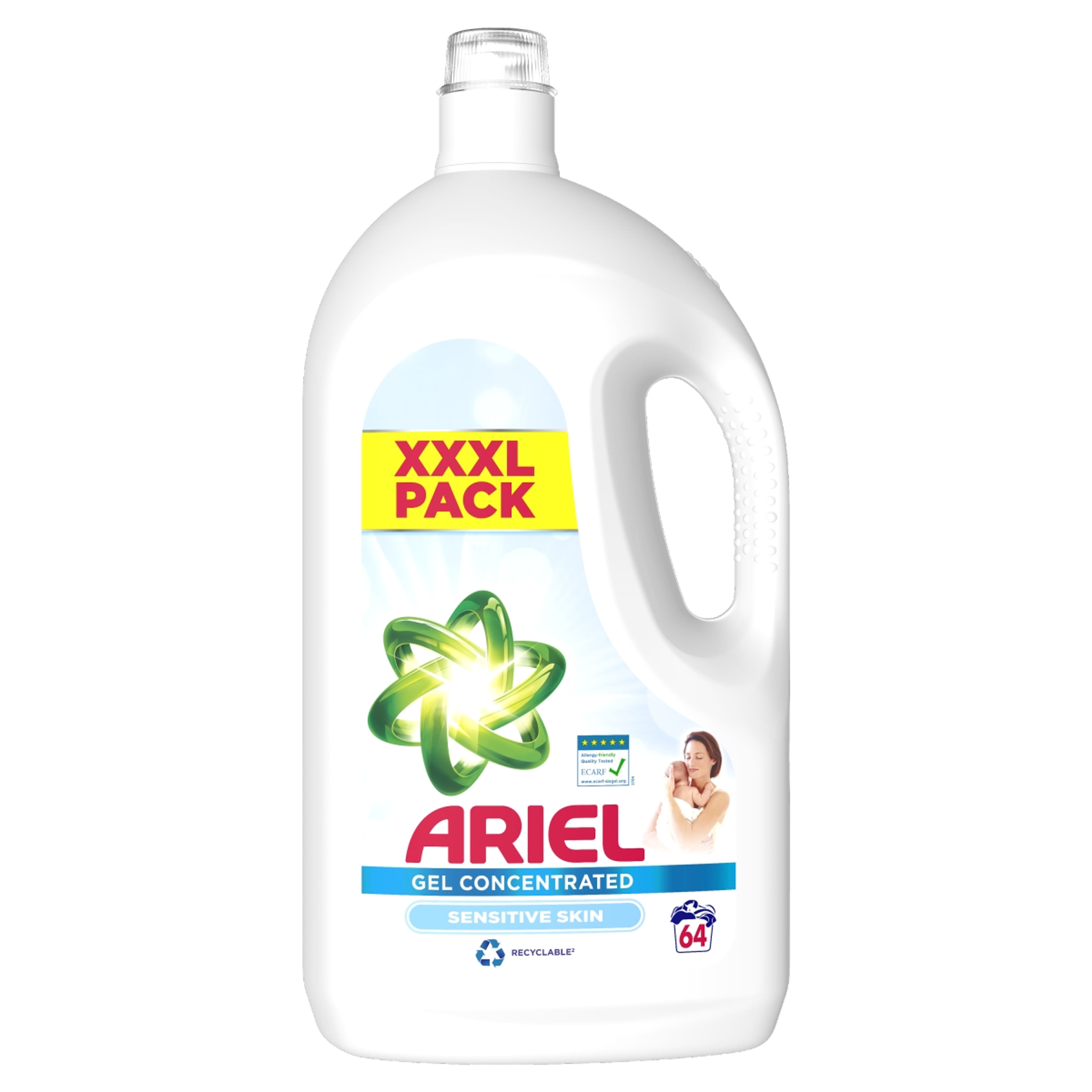 Ariel Sensitive Baby folyékony mosószer, 64 mosáshoz - 3520 ml-1