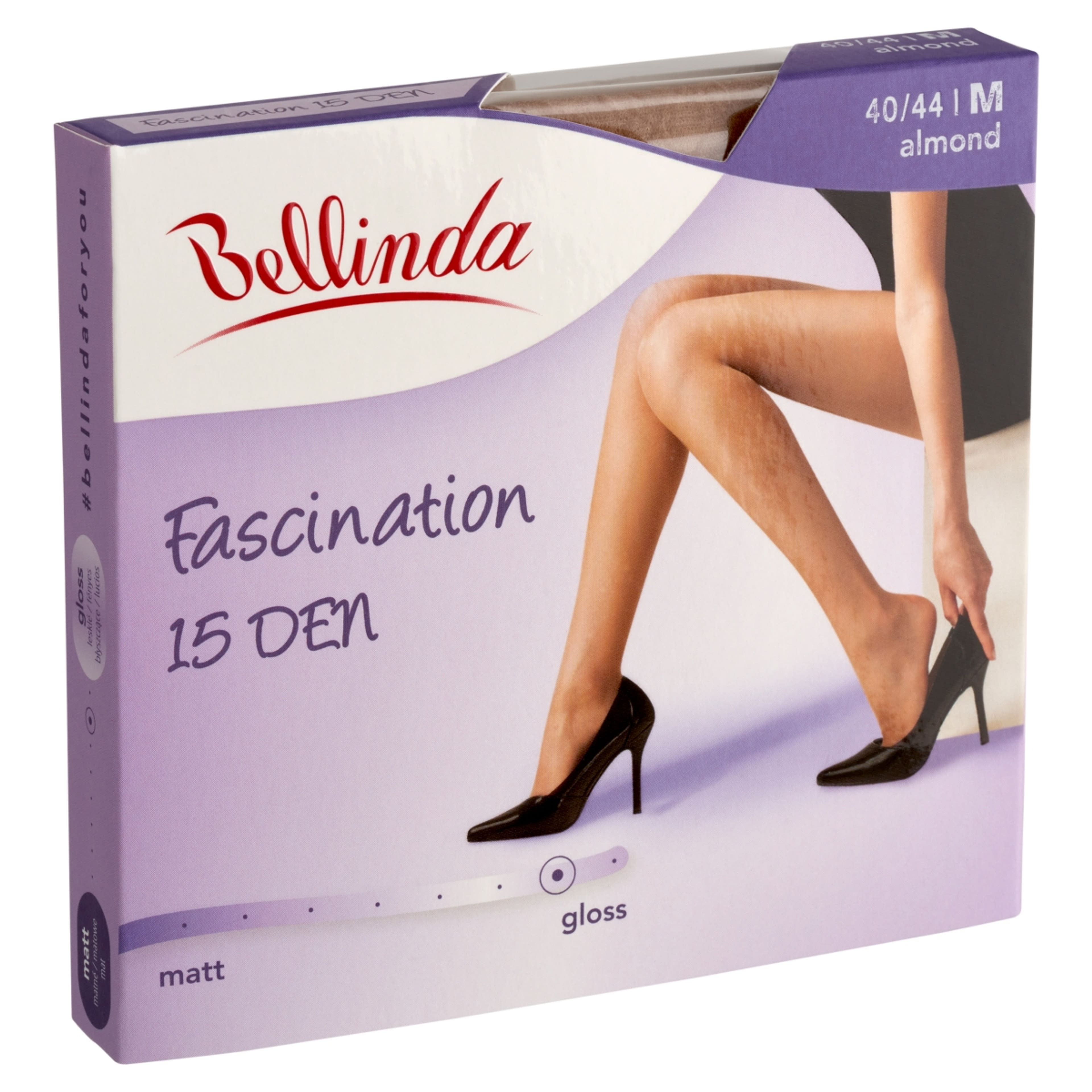 Bellinda Fascination 15 Den Almond M Harisnya - 1 db-2