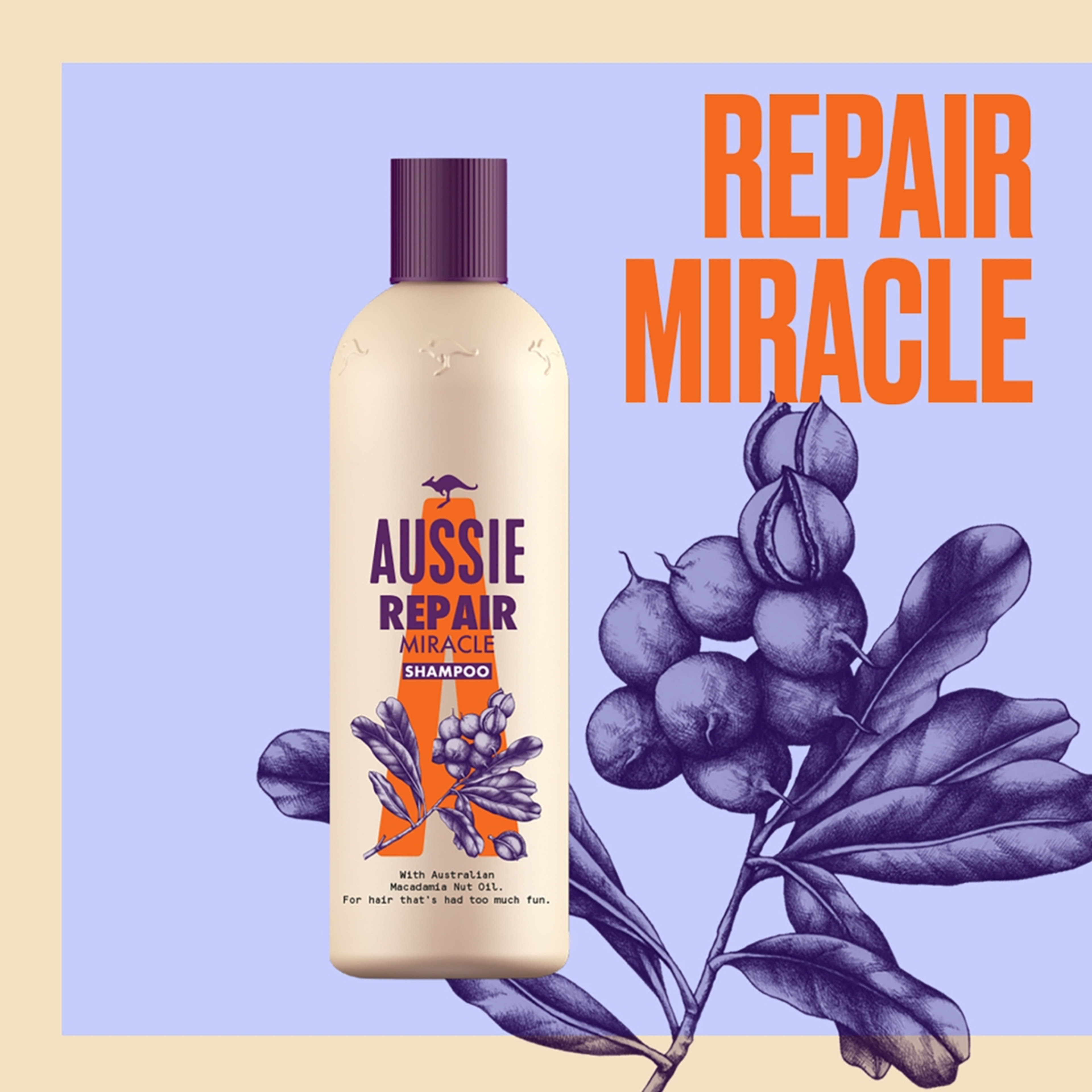 Aussie Miracle Repair sampon - 300 ml-3