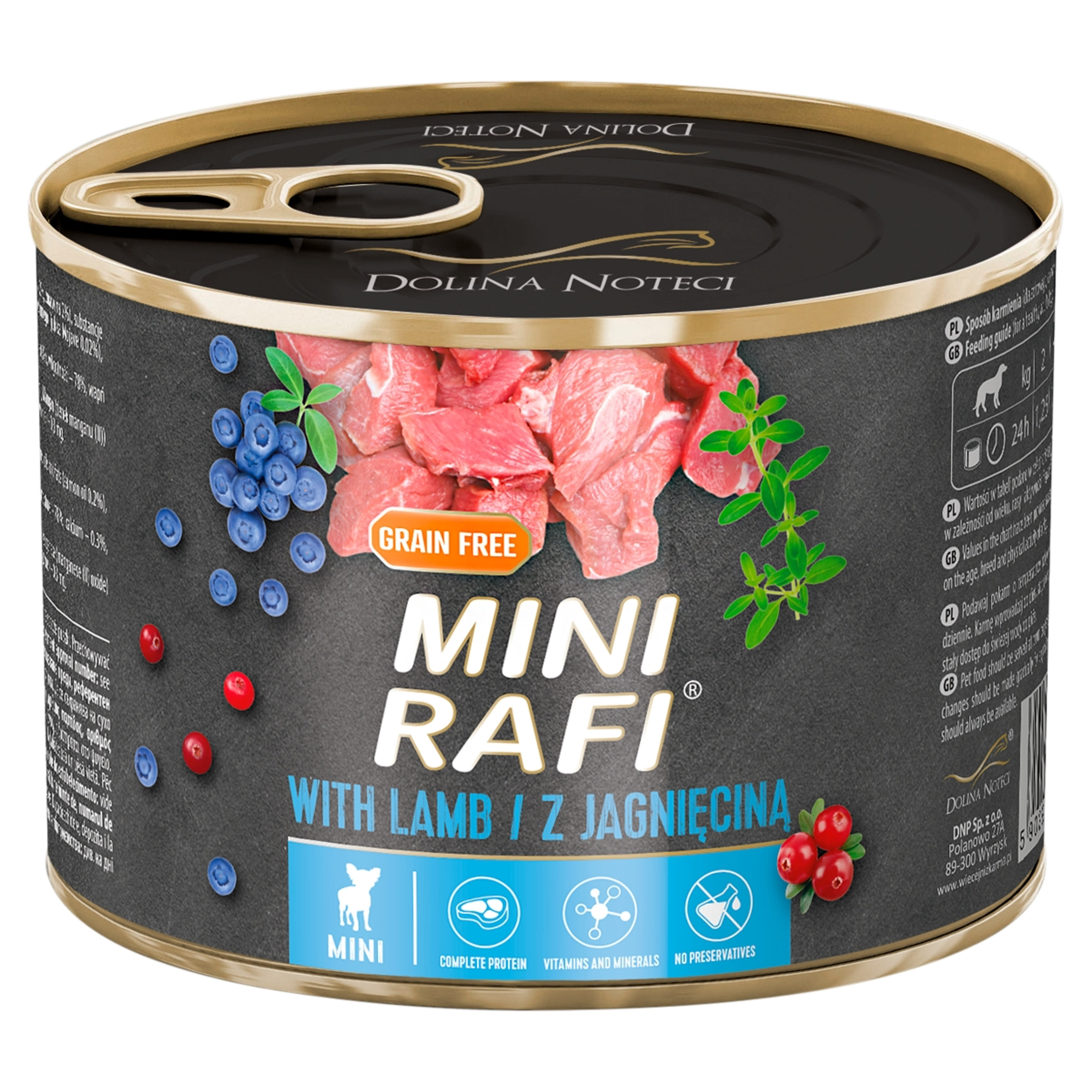 Rafi Mini konzerv kutyáknak bárányhúsos - 185 g
