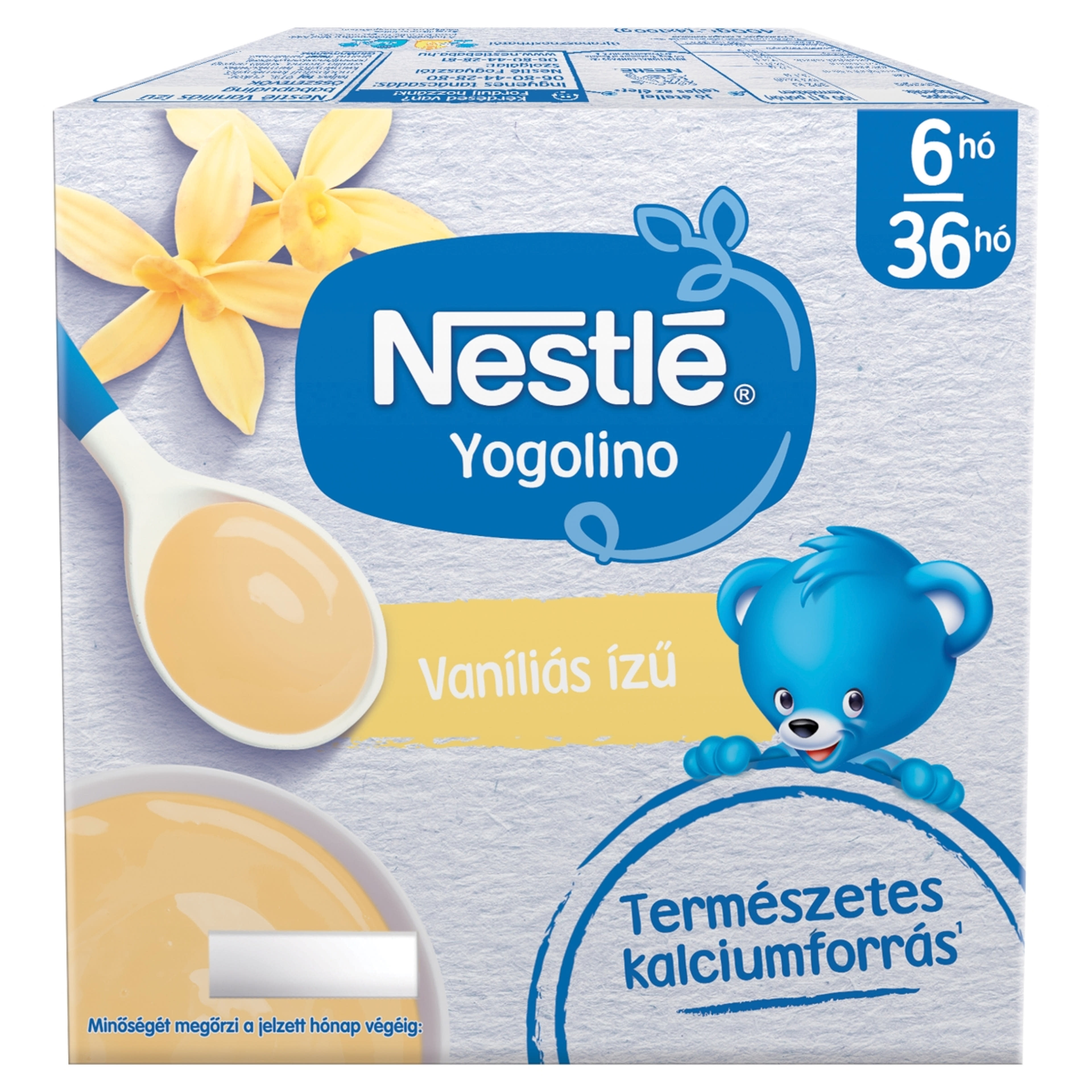 Nestlé Yogolino Babapuding Vaníliás 6 Hónapos Kortól 4*100g - 400 g-1