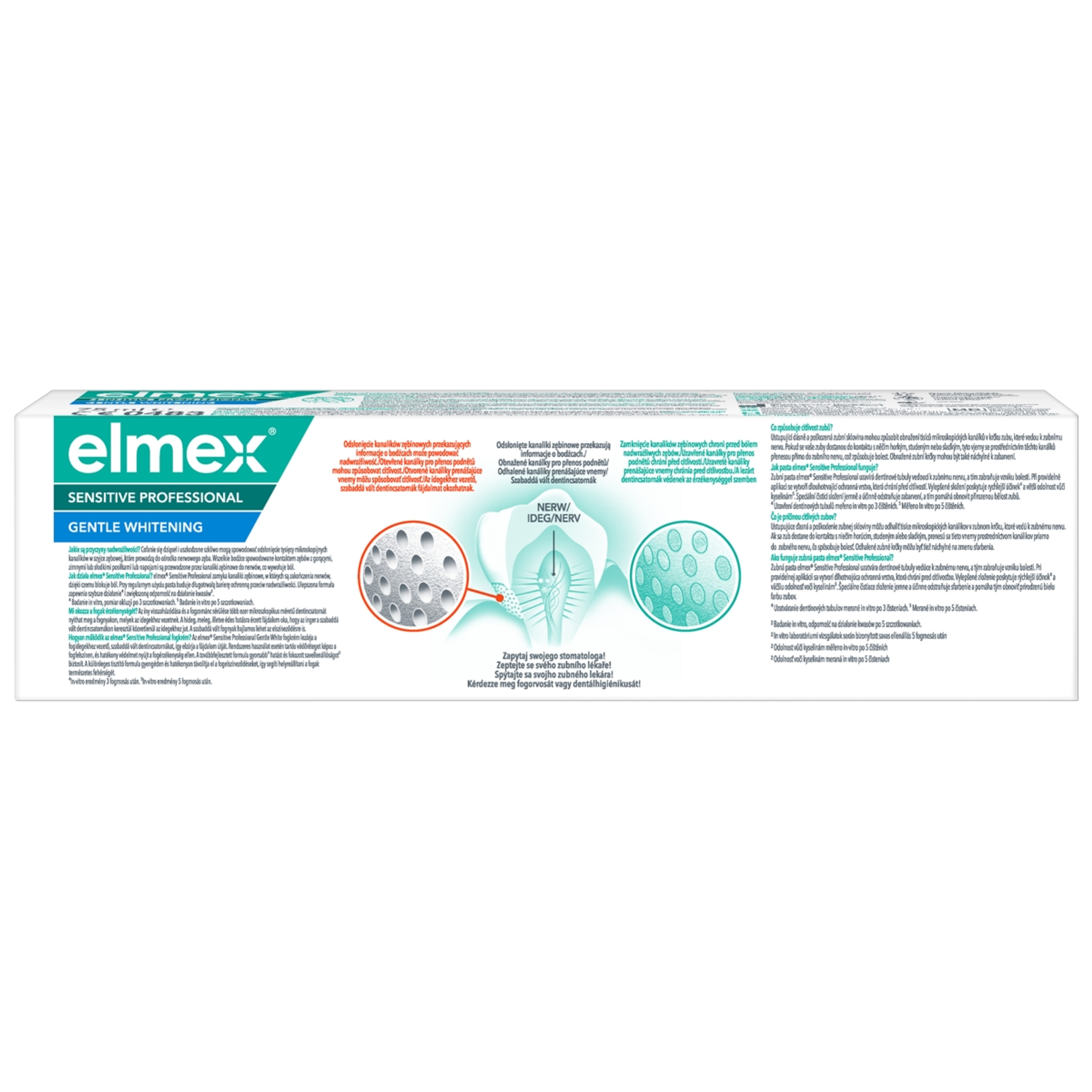 Elmex Sensitive Professional White fogkrém - 75 ml-4