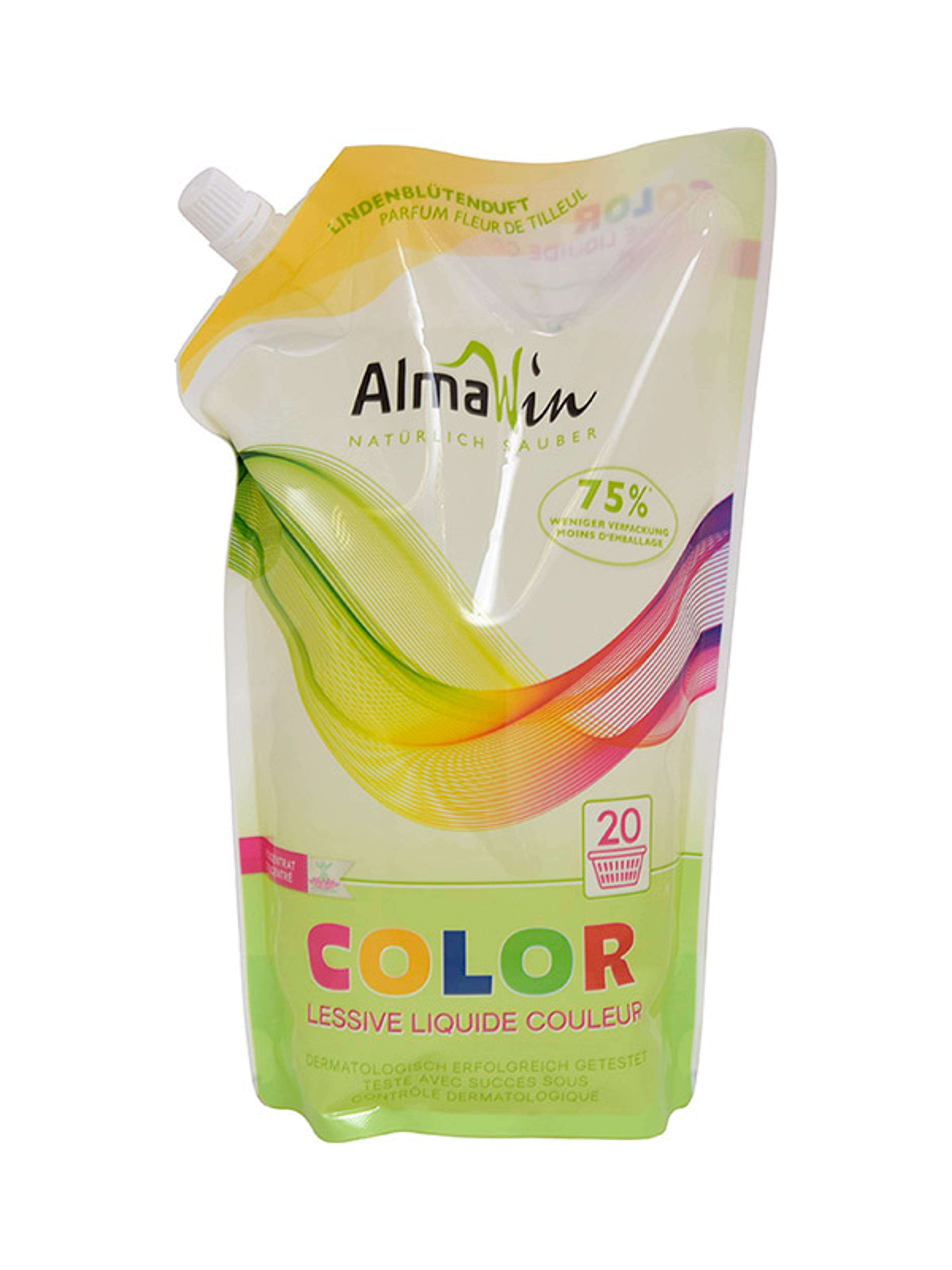 Almawin öko pack color folyékony mosószer hársfa - 1500 ml-1