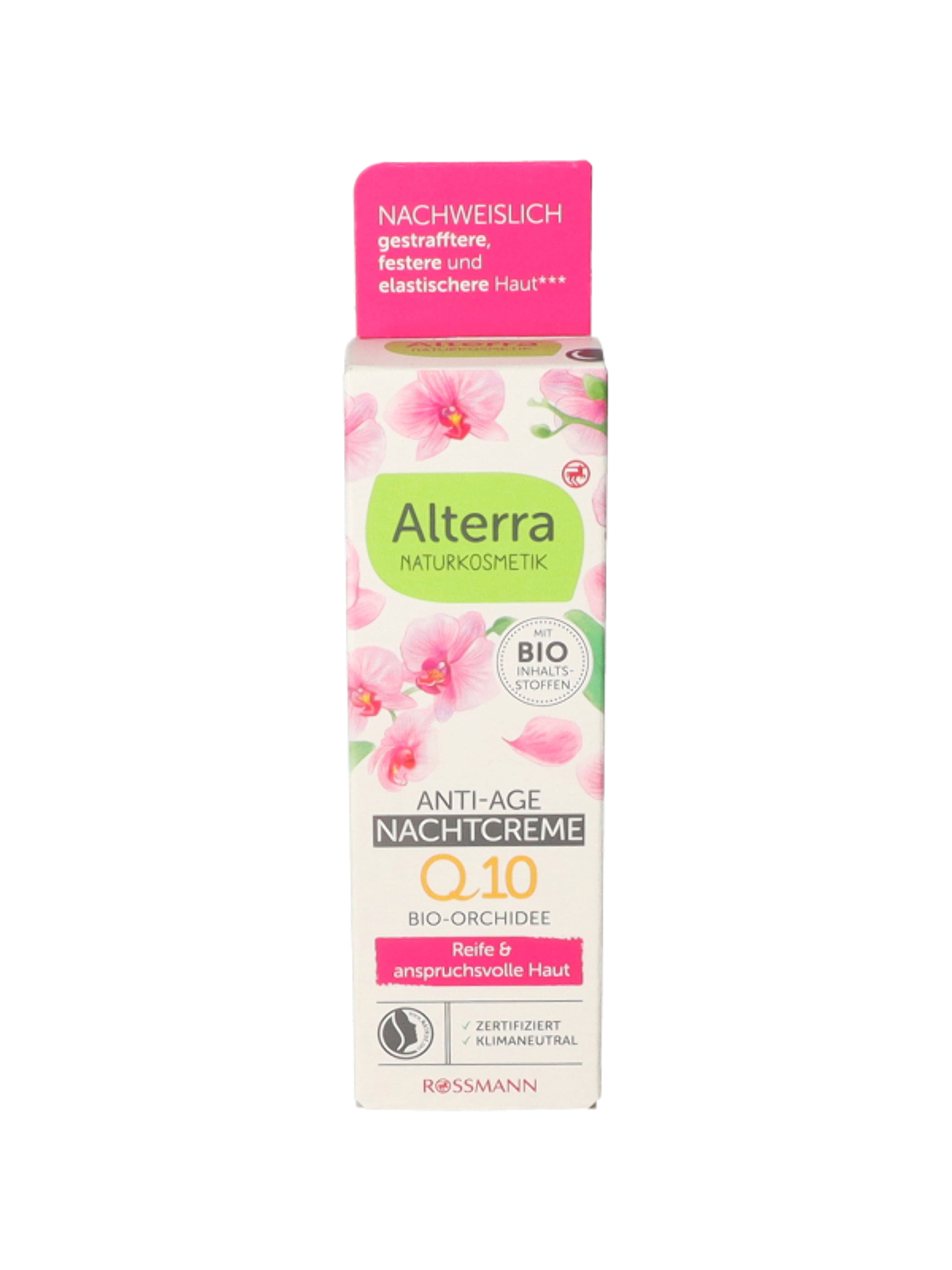 Alterra Anti-Age Q10 Bio-Orchidea éjszakai krém - 50 ml