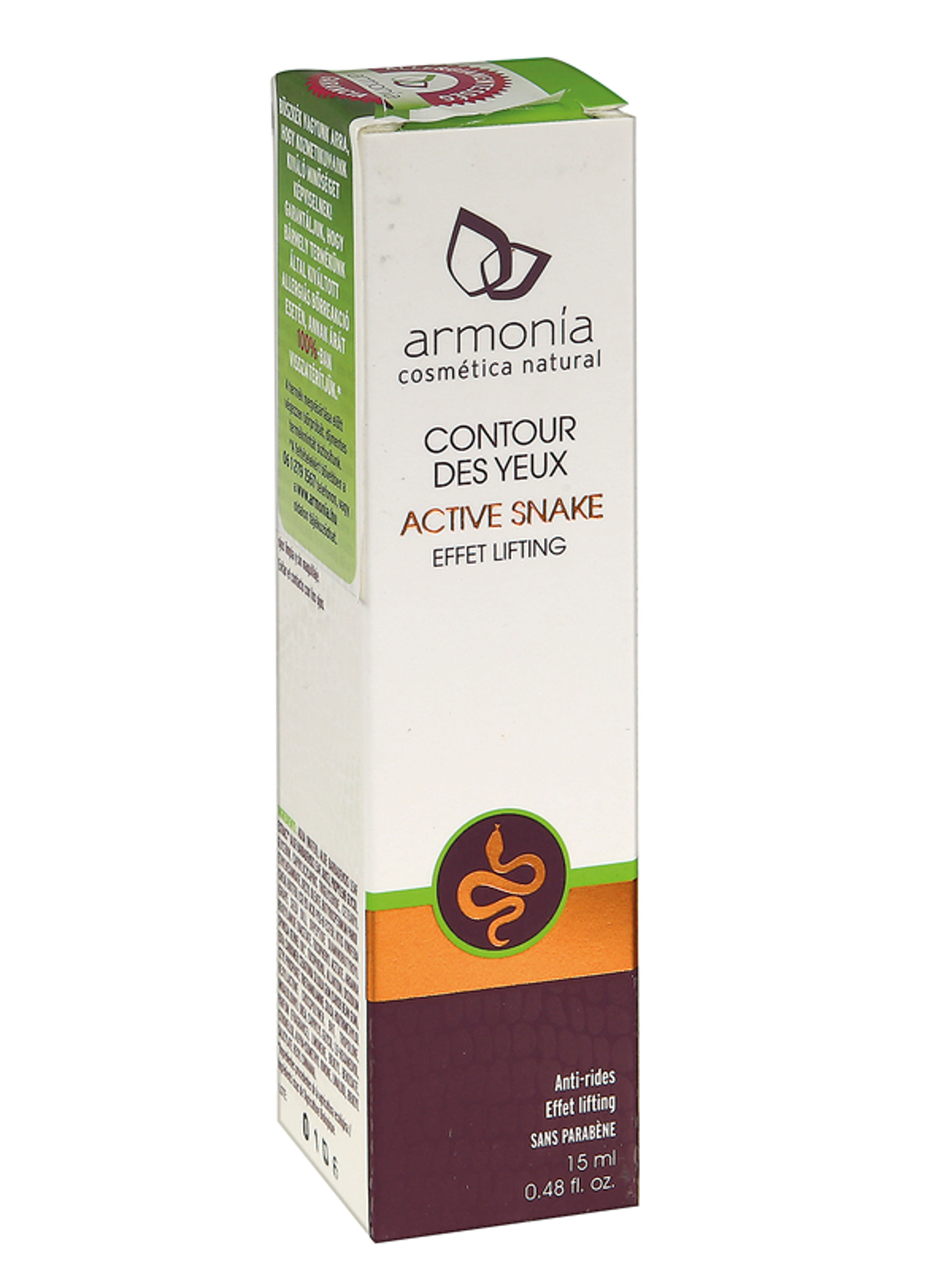 Armonia Active Snake kígyóméreg ránckisimító, lifting hatású szemránckrém - 15 ml