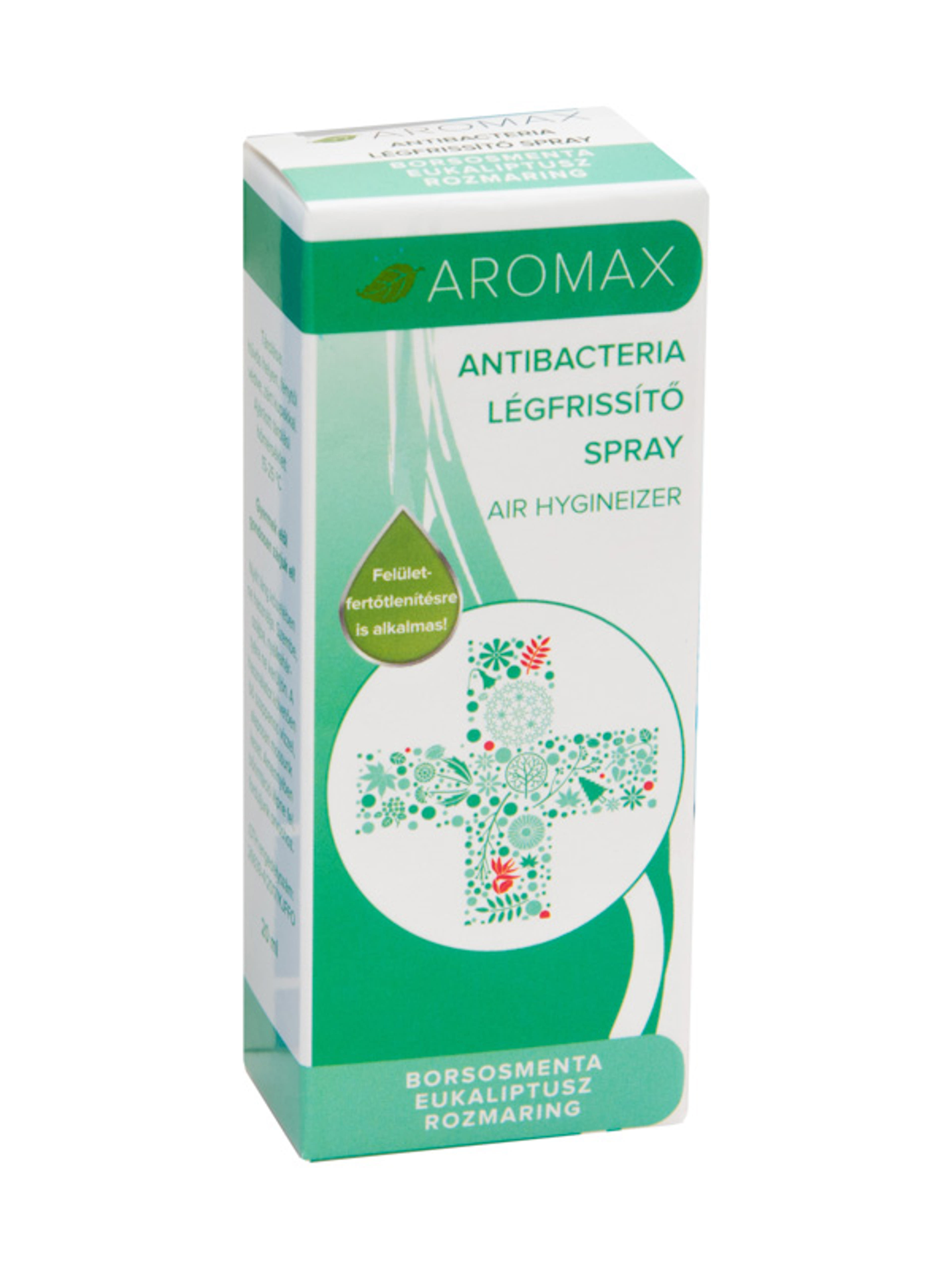 Aromax Borsmenat, Eukaliptusz, Rozmaring Antibakteriális Spray - 20 ml
