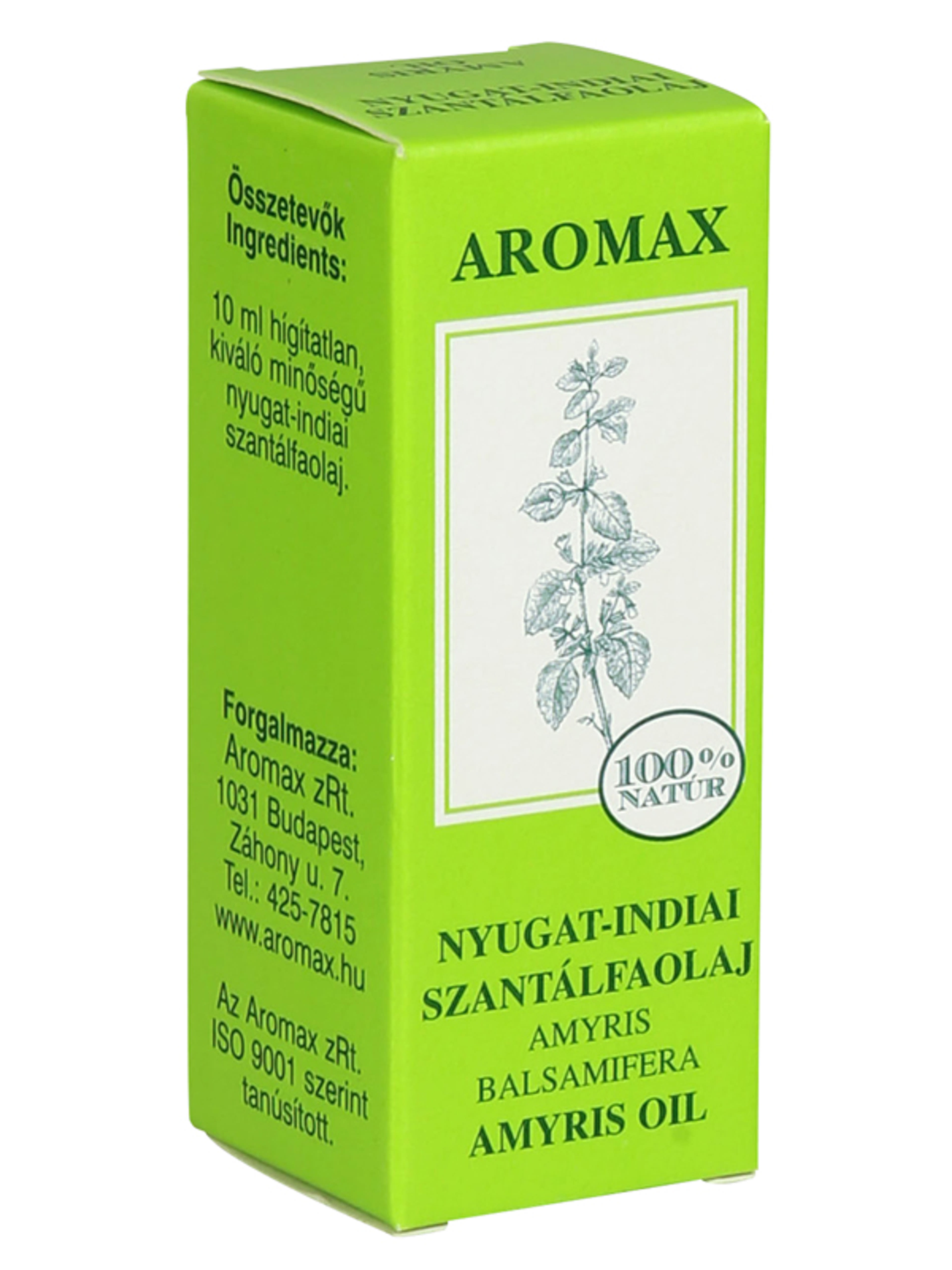 Aromax Nyugat-Indiai Szantálfaolaj Illóolaj - 10 ml
