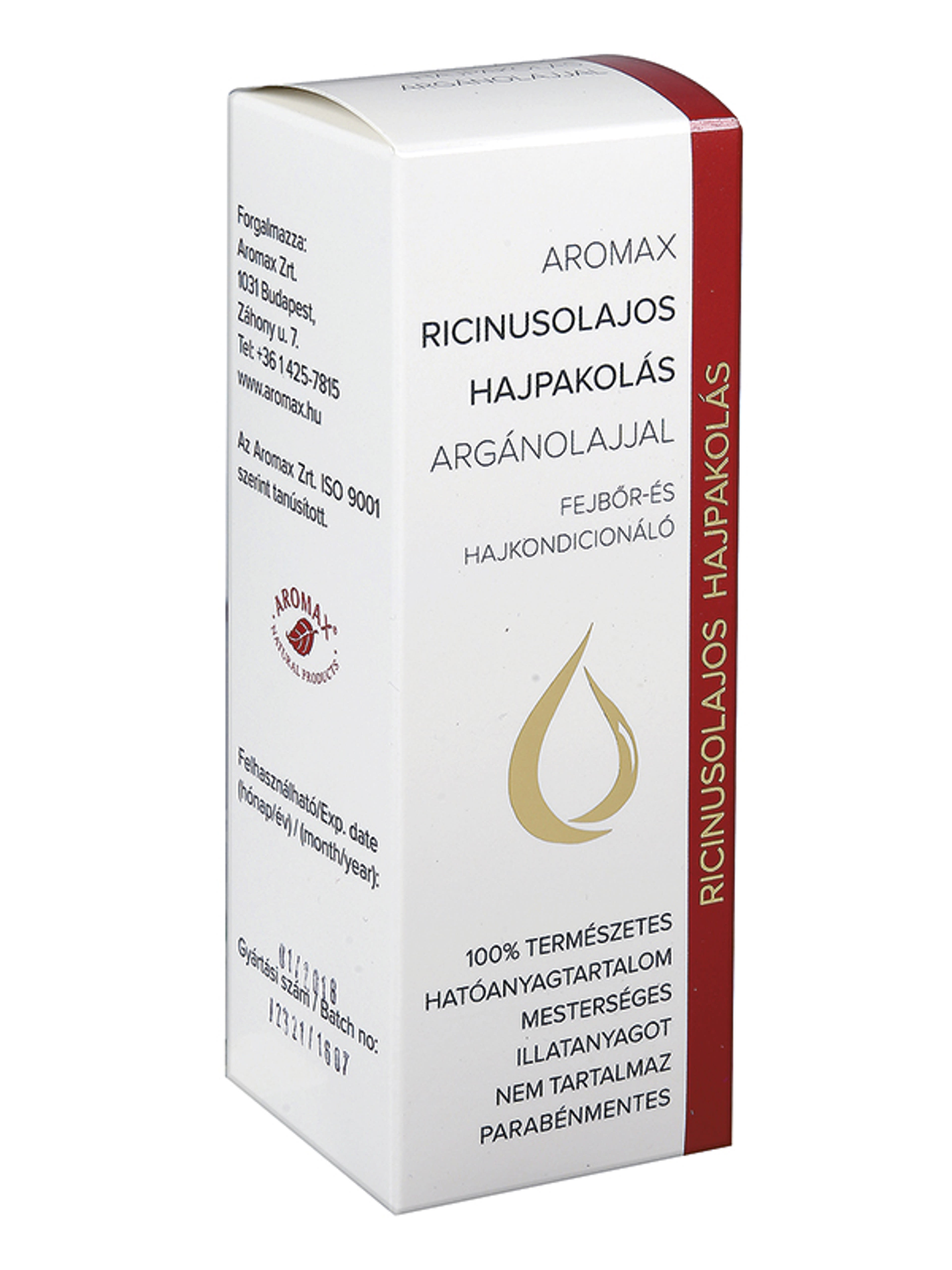 Aromax Ricinusolajos Argánolajjal hajpakolás - 100 ml-1