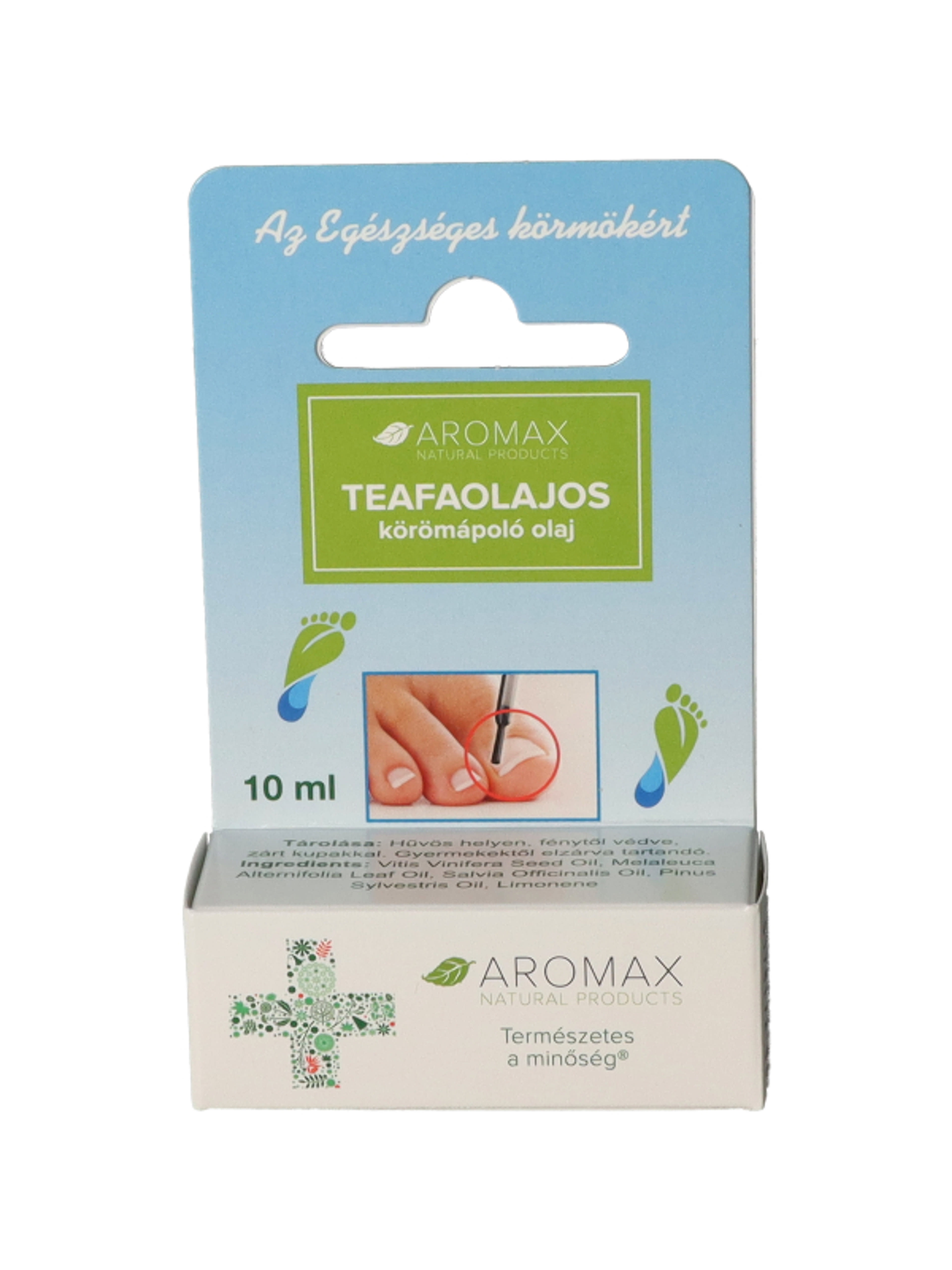 Aromax teafaolajos köröm és lábápoló ecsetelő - 10 ml