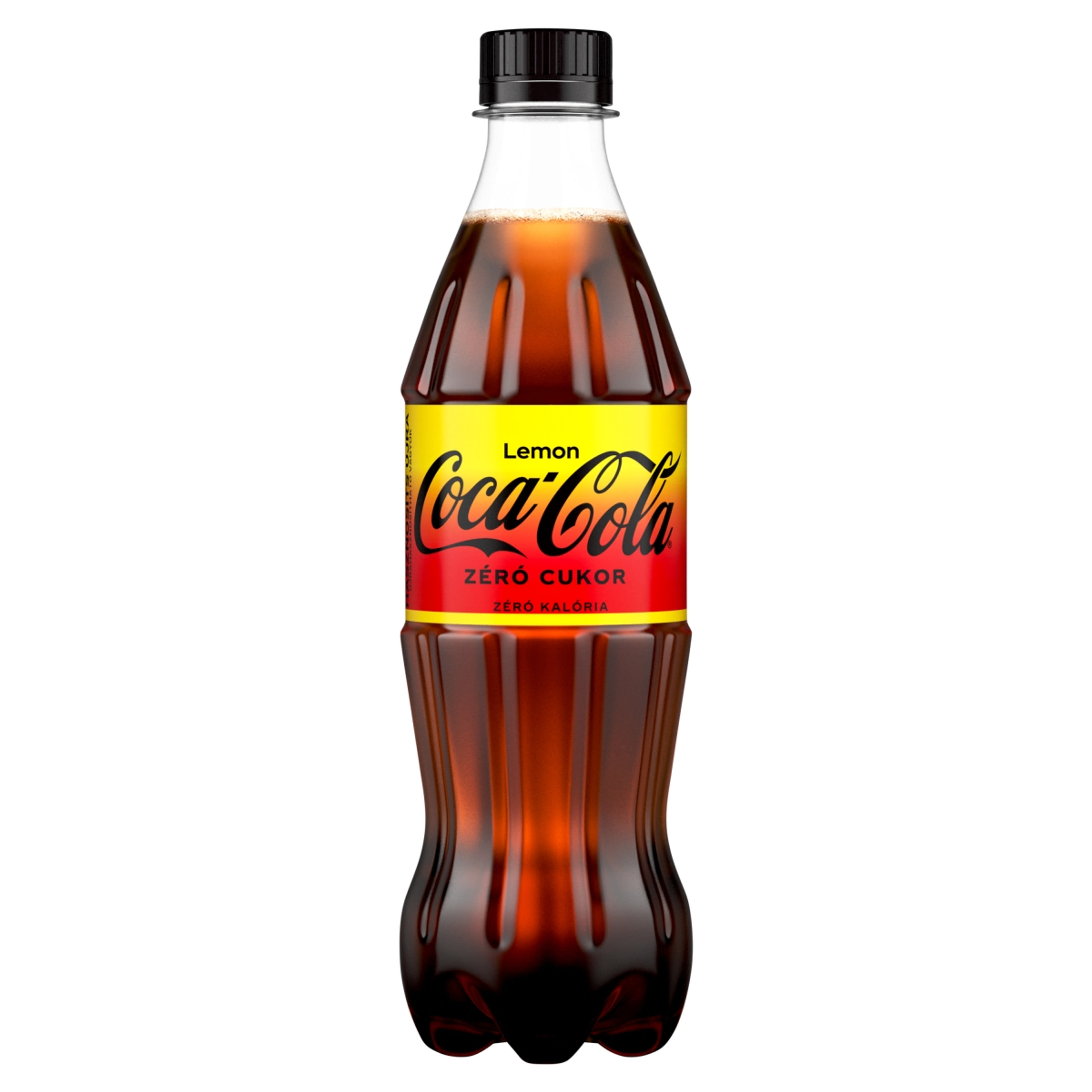 Coca-Cola Zero cola- és citromízű energiamentes szénsavas üdítőital édesítőszerekkel - 500 ml