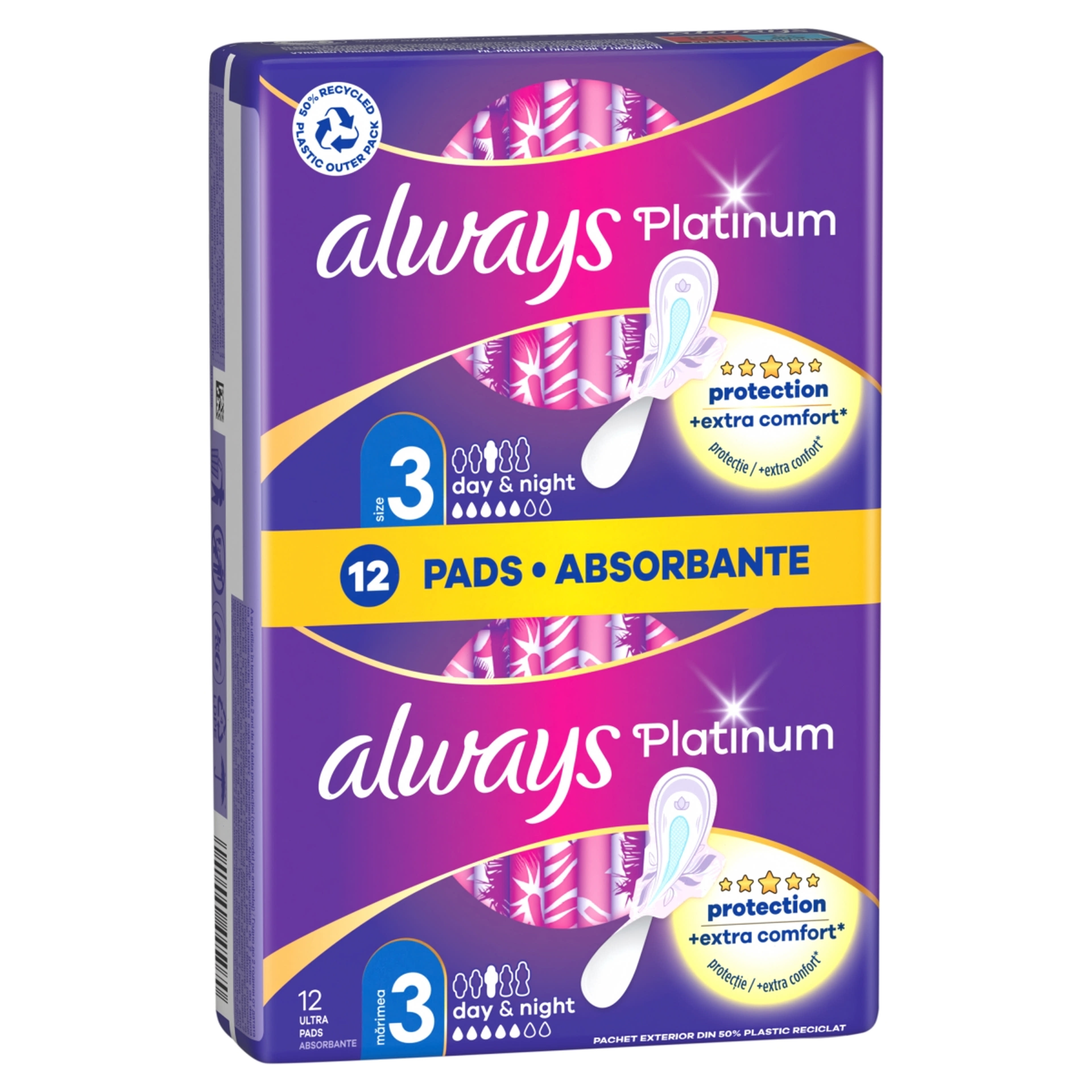 Always Platinum Duo Pack éjszakai egészségügyi betét - 12 db-2