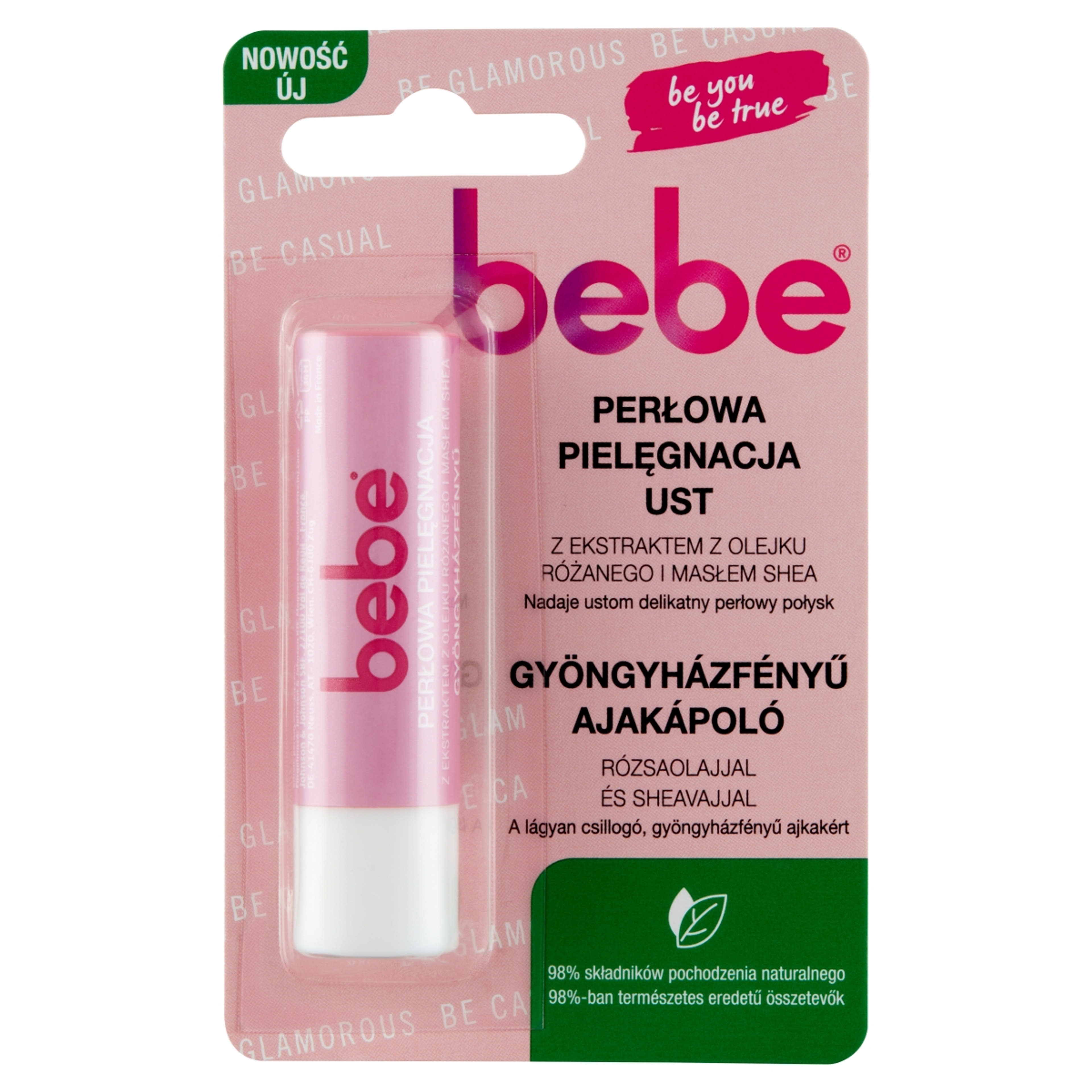 Bebe Young Care gyöngyházfény ajakír - 4,9 g