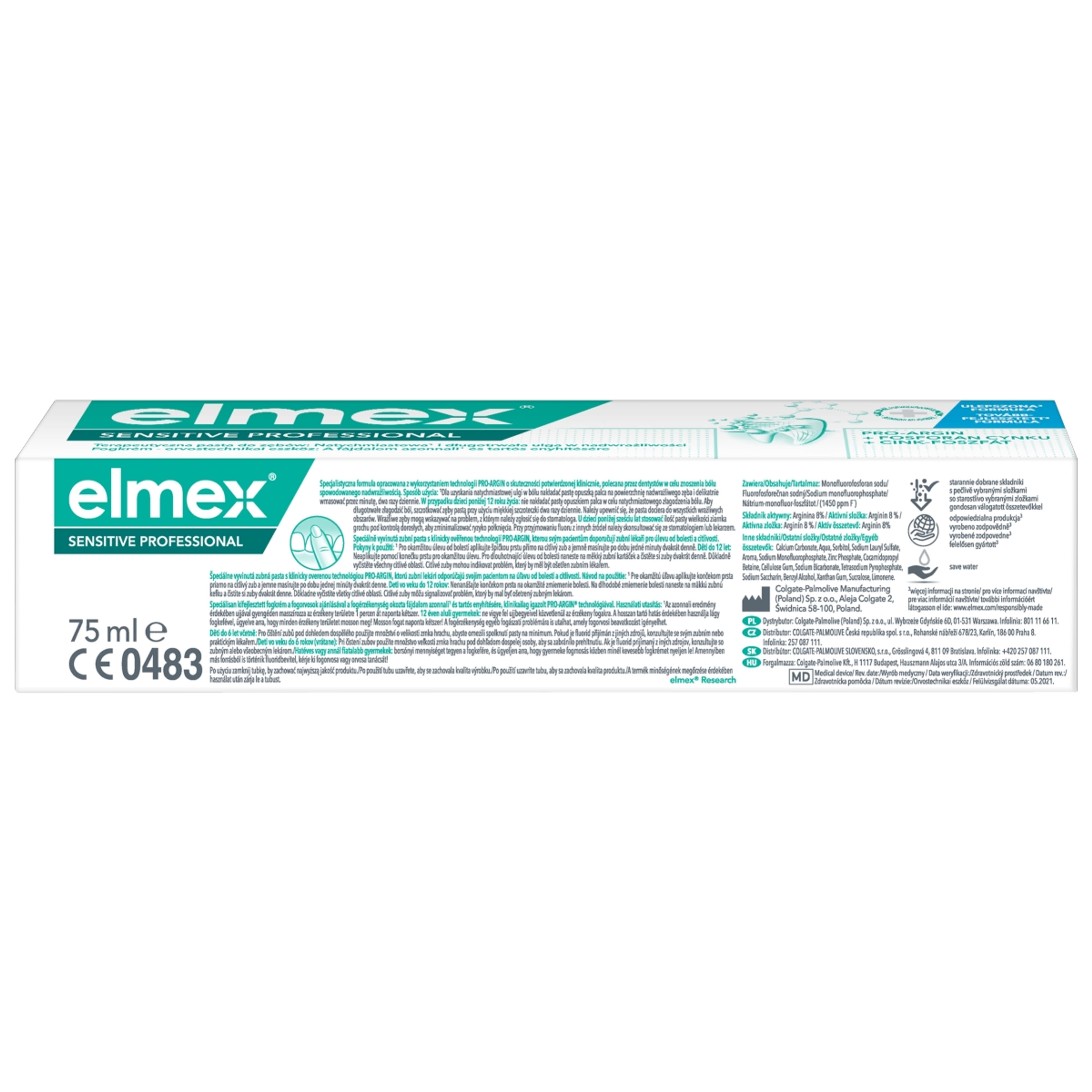 Elmex Sensitive Professional fogkrém - 75 ml-3