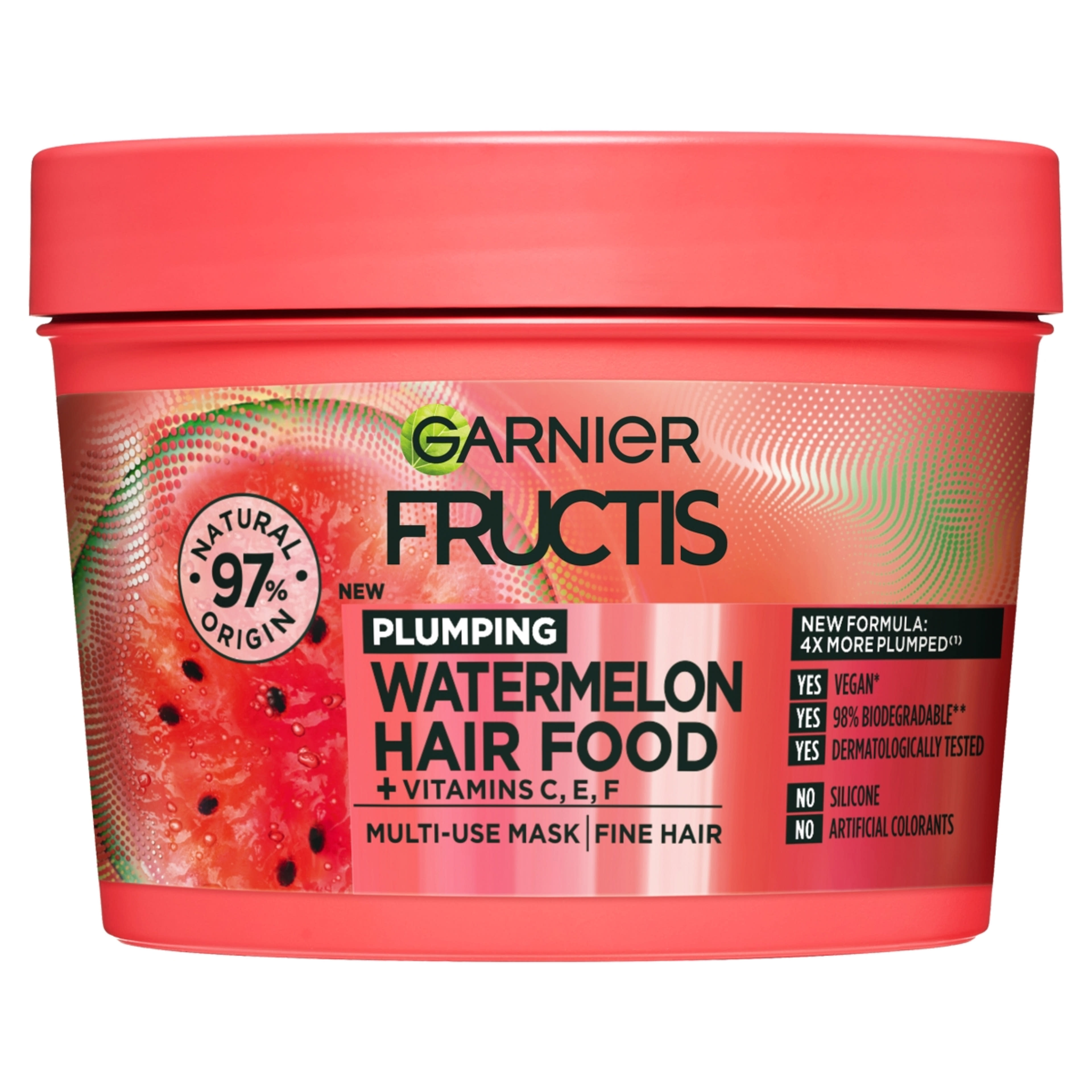Garnier Fructis Hair Food Watermelon hajpakolás - 400 ml-1