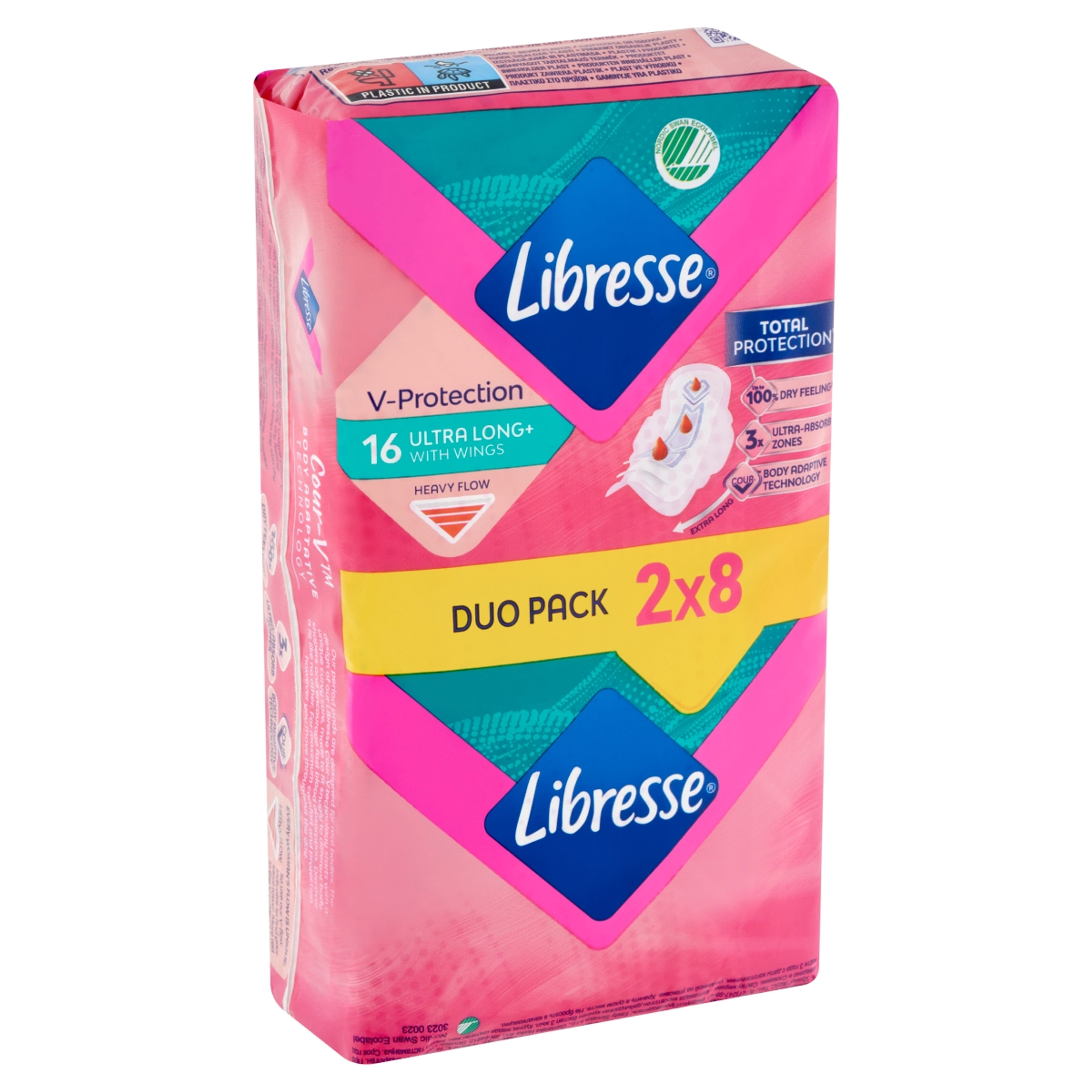 Libresse Ultra Long vékony szárnyas egészségügyi betét - 16 db-2