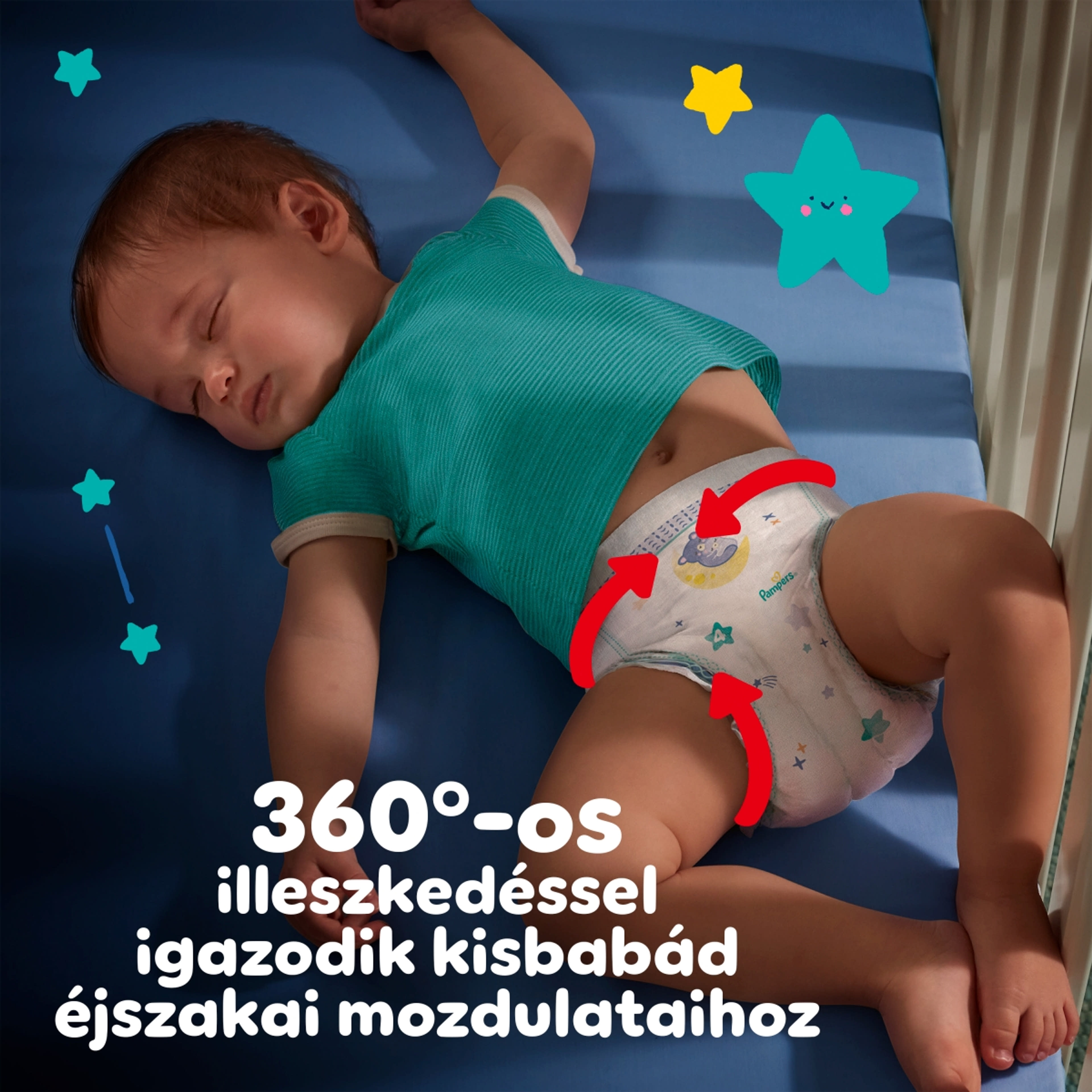 Pampers Night Pants 6-os 15+ kg - 19 db-6