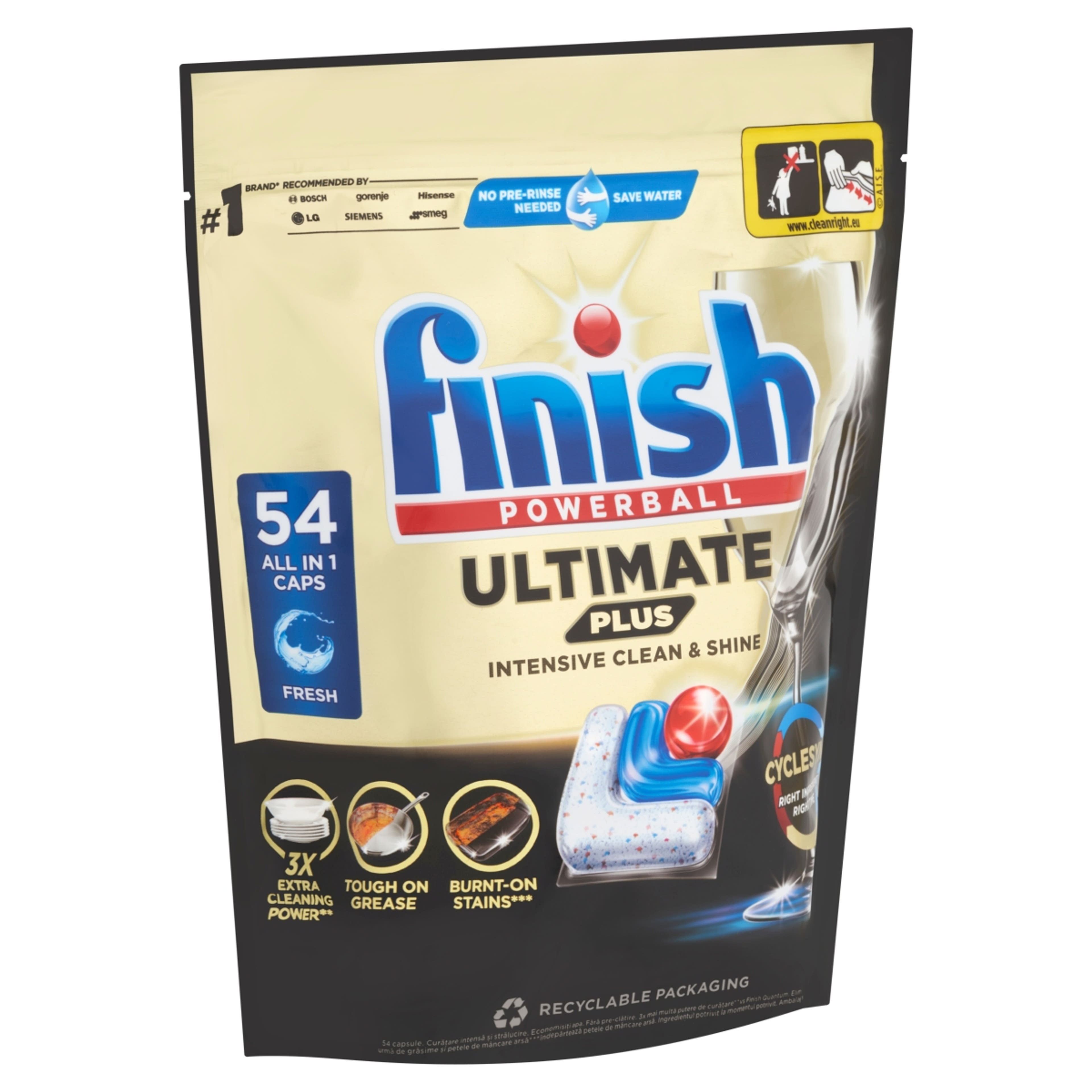 Finish Ultimate Plus Regular mosogatógép tabletta - 54 db-2
