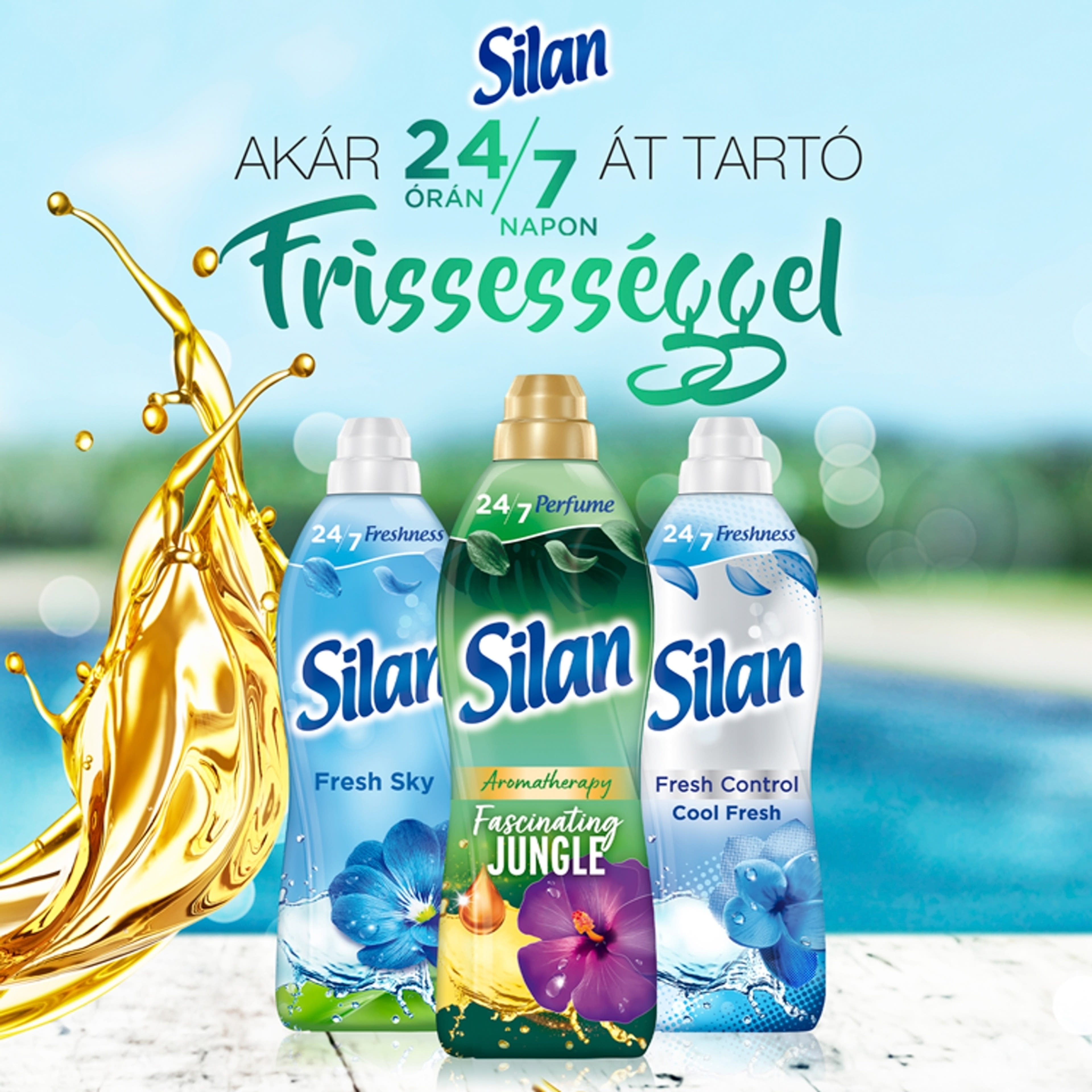 Silan Aromatherapy Fascinating Jungle öblítő 62 mosás - 1364 ml-4