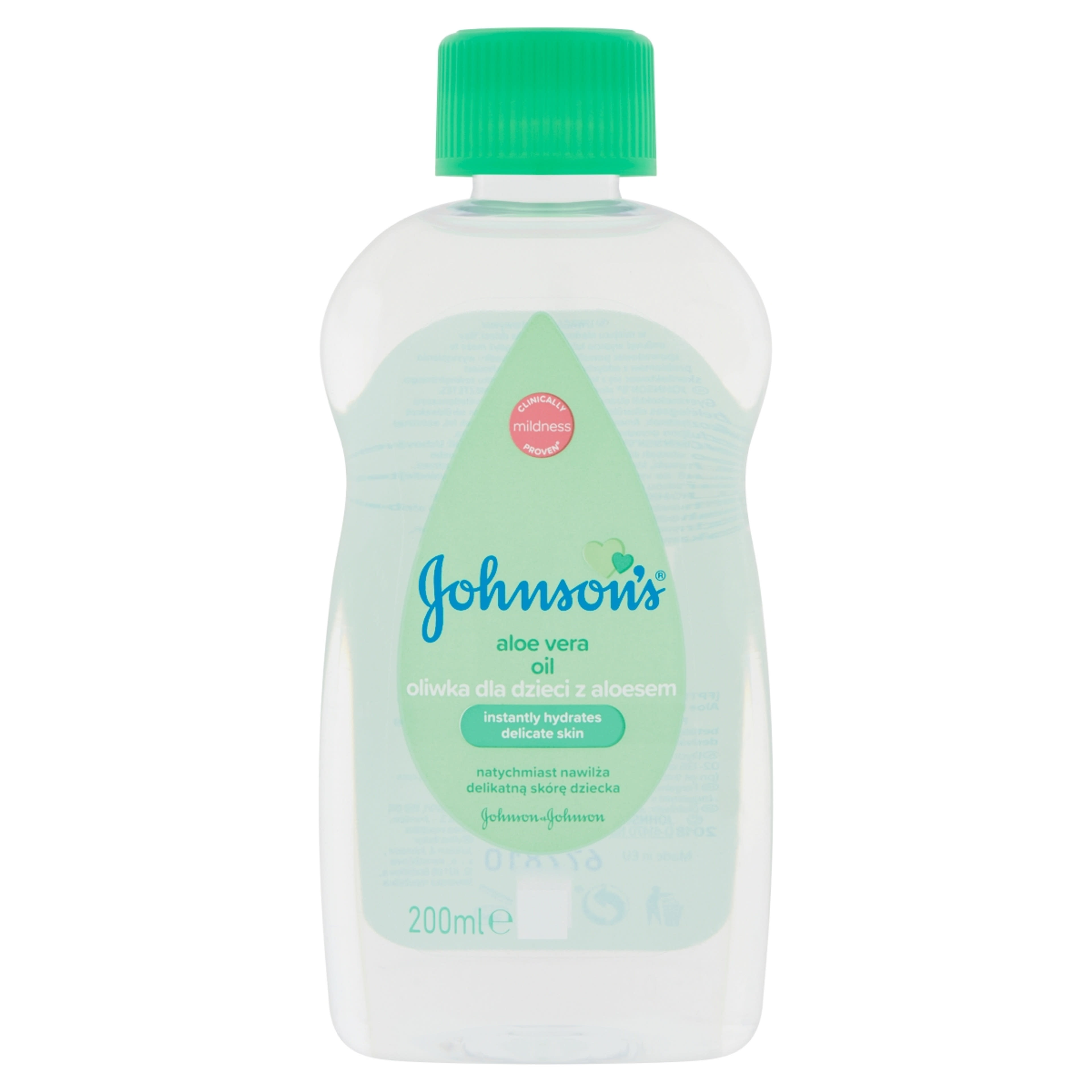 Johnson's aloe vera babaolaj  - 200 ml-1