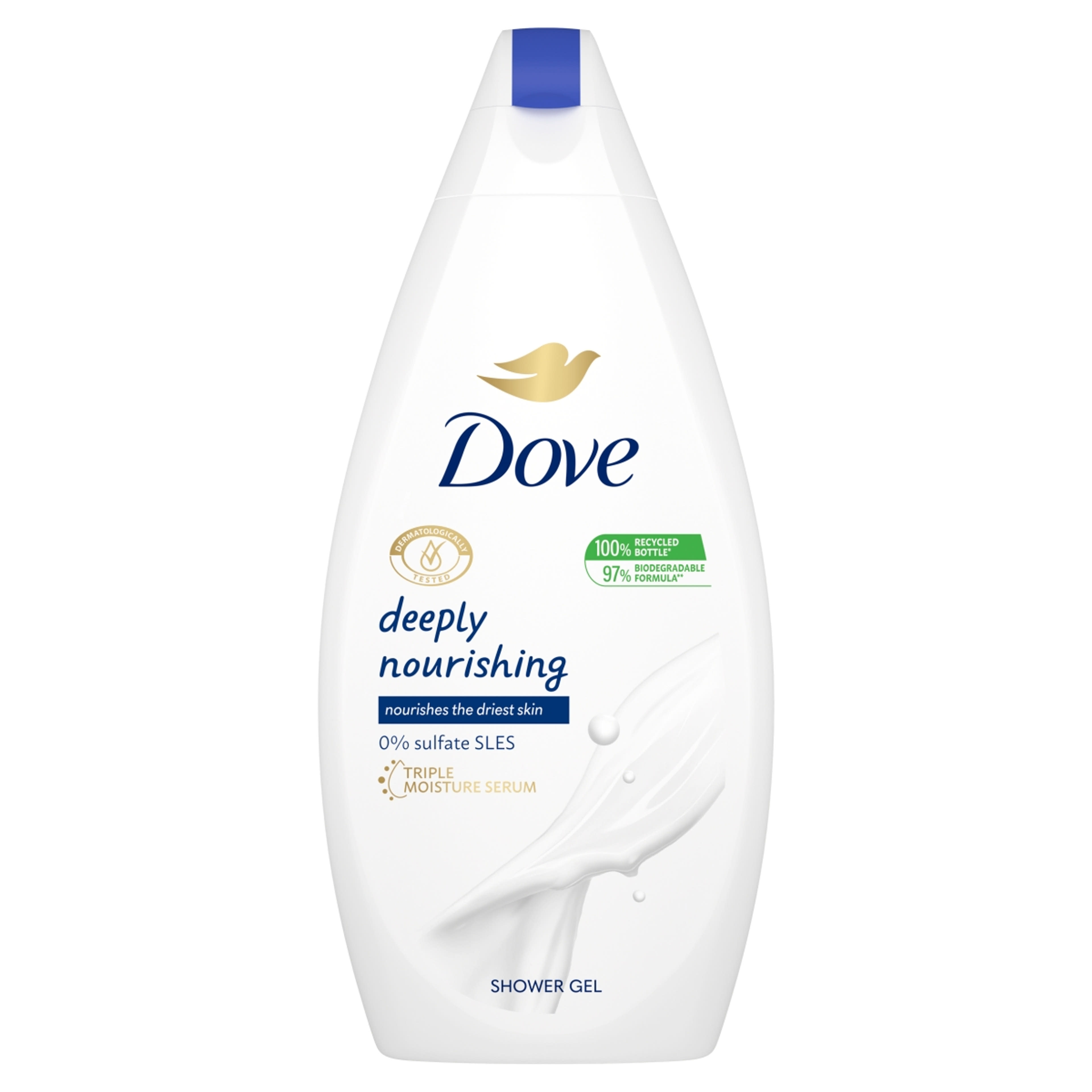 Dove Deeply Nourishing tusfürdő - 500 ml