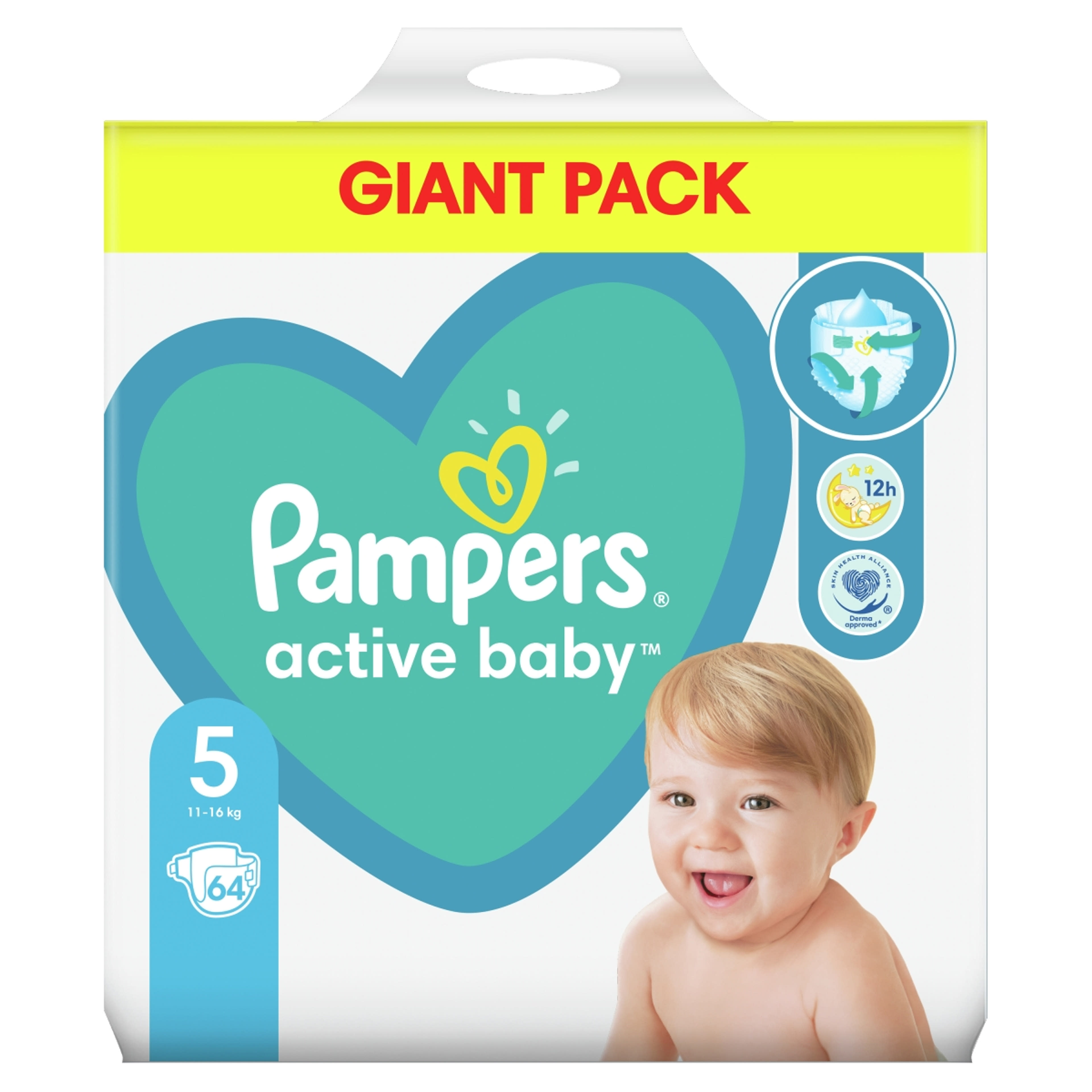 Pampers Active Baby Giant Pack Pelenka 5 - 64 db-1