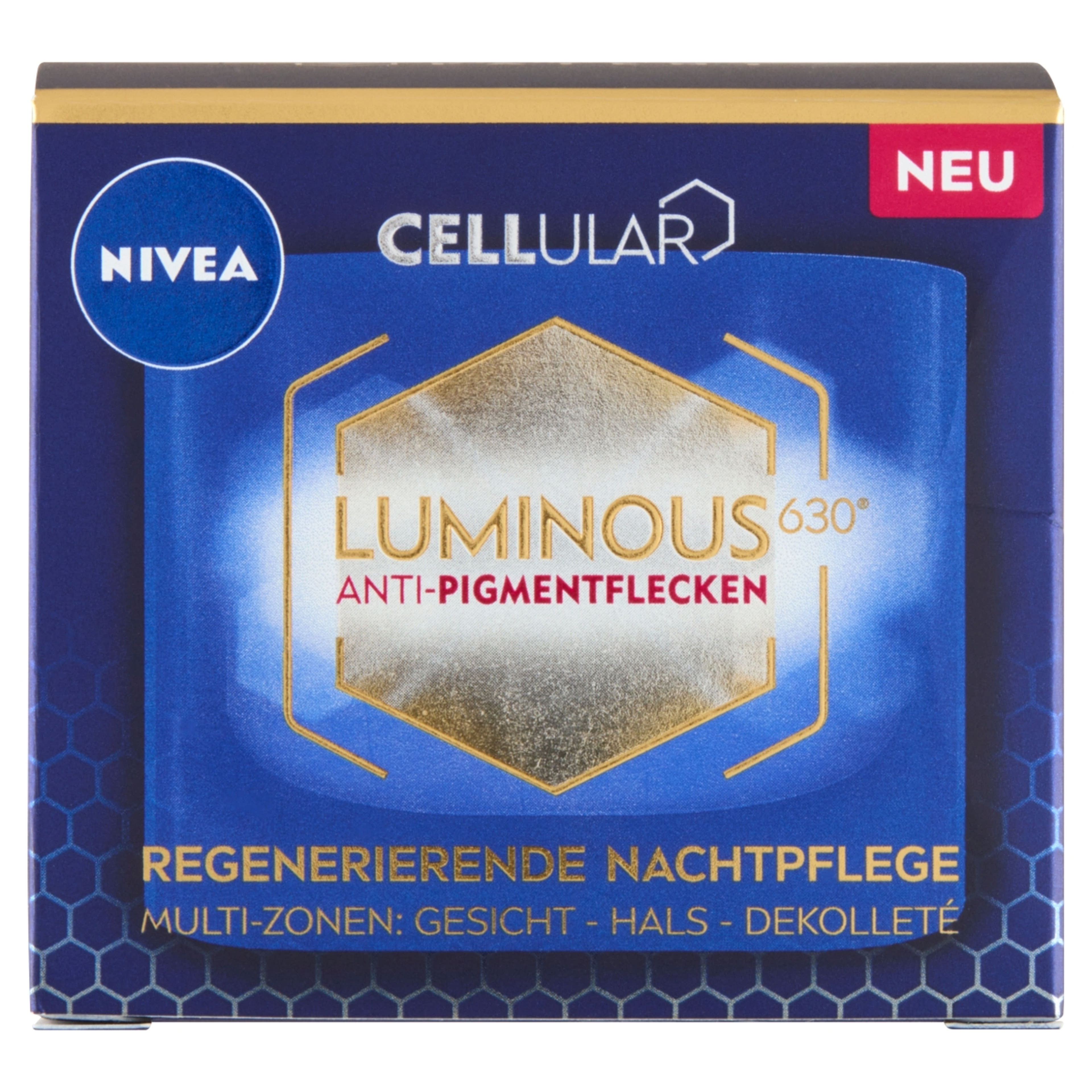 Nivea Cellular luminous630 pigmentfoltok ellen éjszakai arckrém - 50 ml