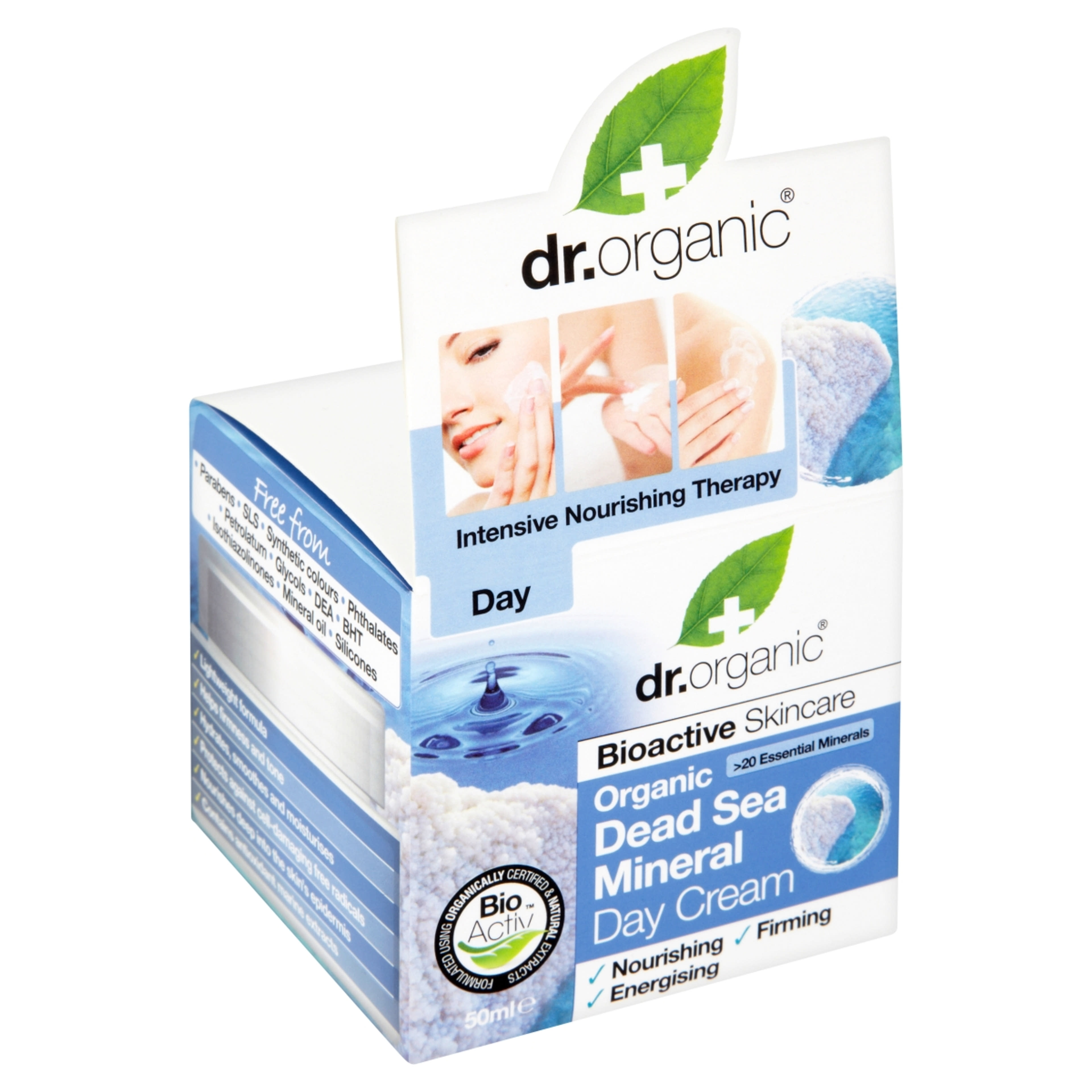 Dr. Organic Holt-tengeri nappali arckrém - 50 ml-2