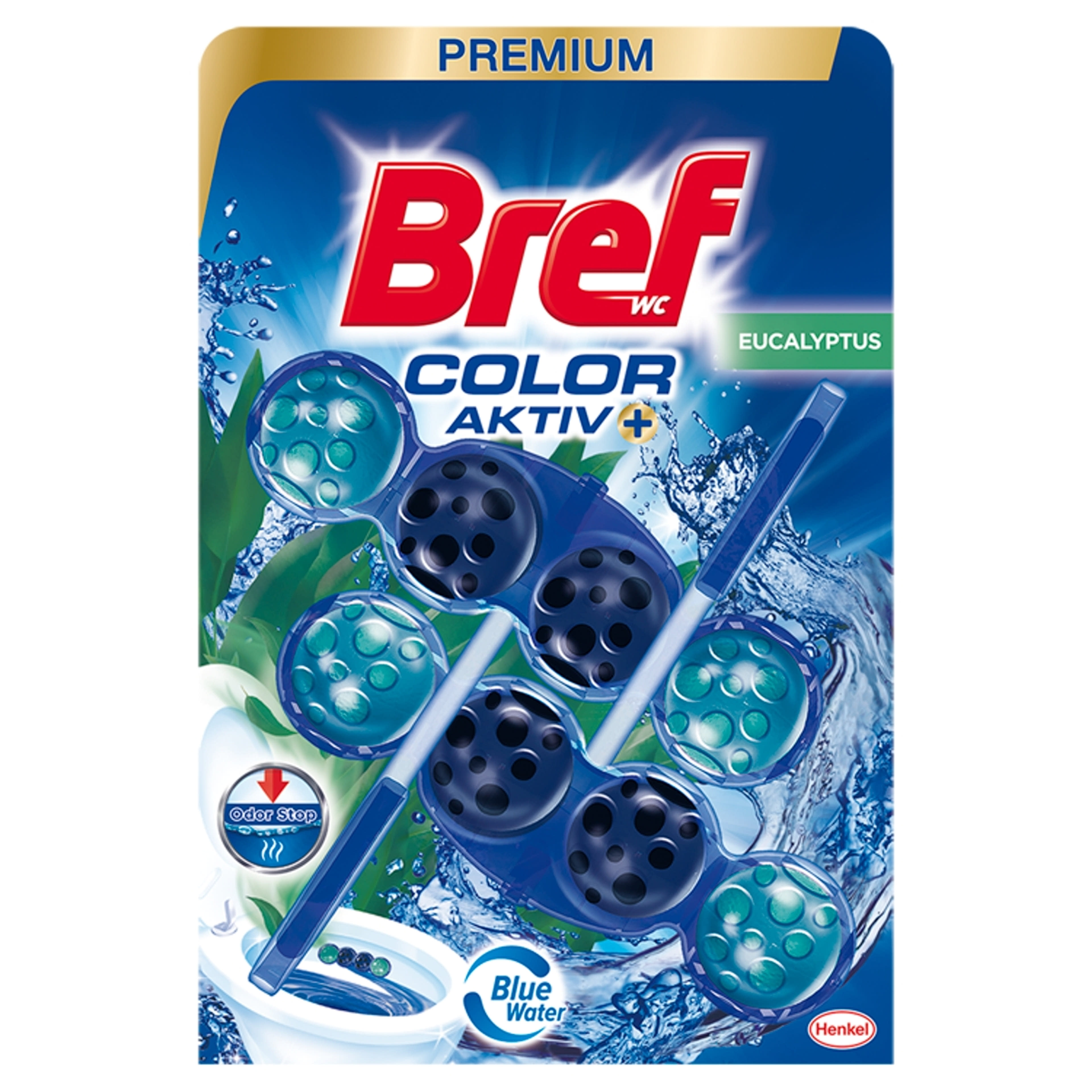 Bref Blue Aktiv Eucalyptus WC-Frissítő (2x50 g) - 100 g