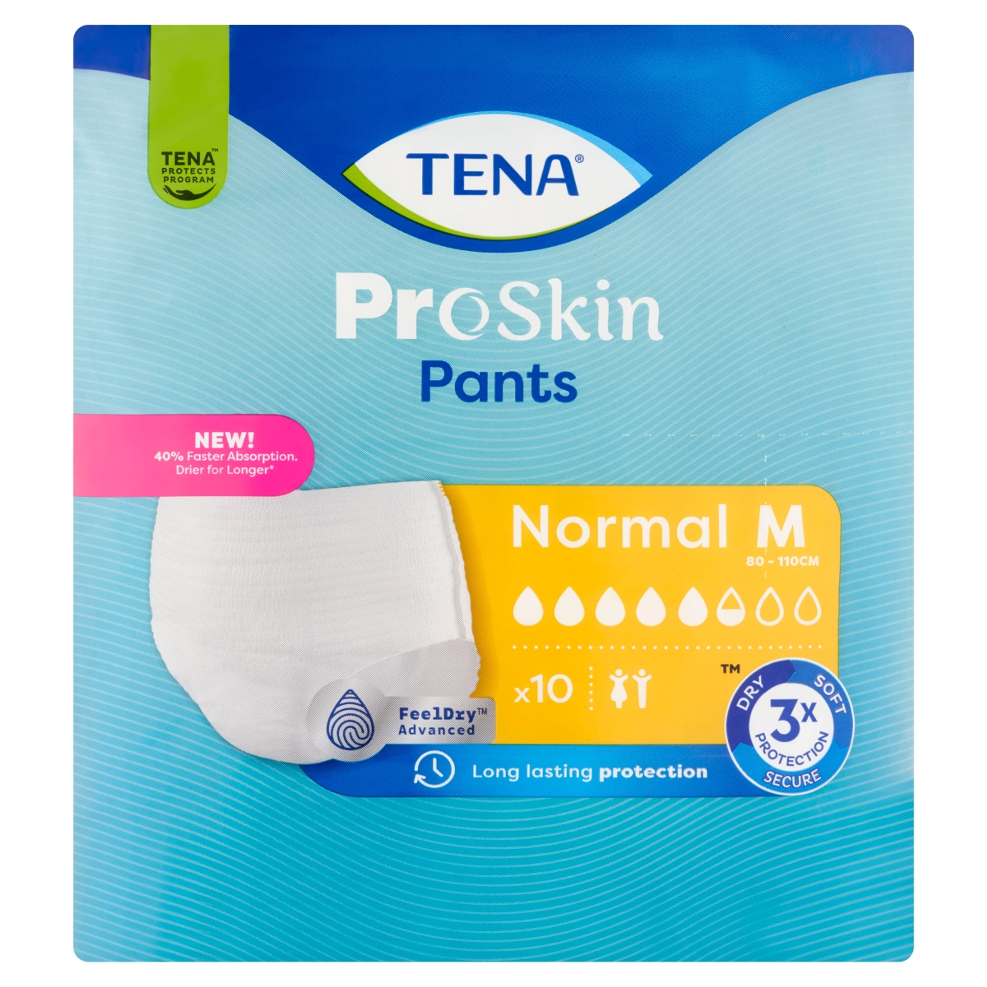 Tena Pants inkontinencia-nadrágpelenka normál, medium - 10 db